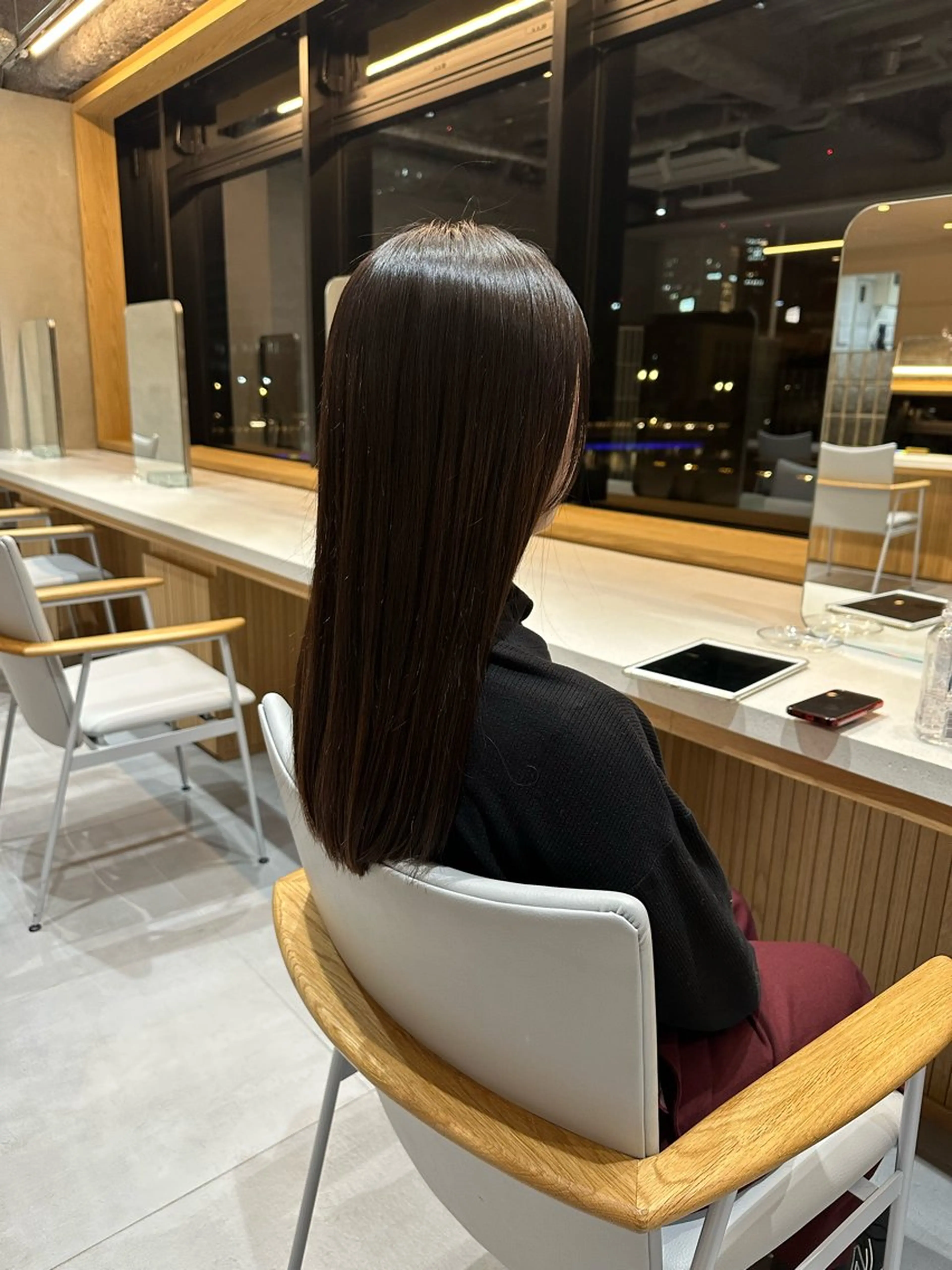 ロング カラー トリートメント 和田 あおいのヘアスタイル