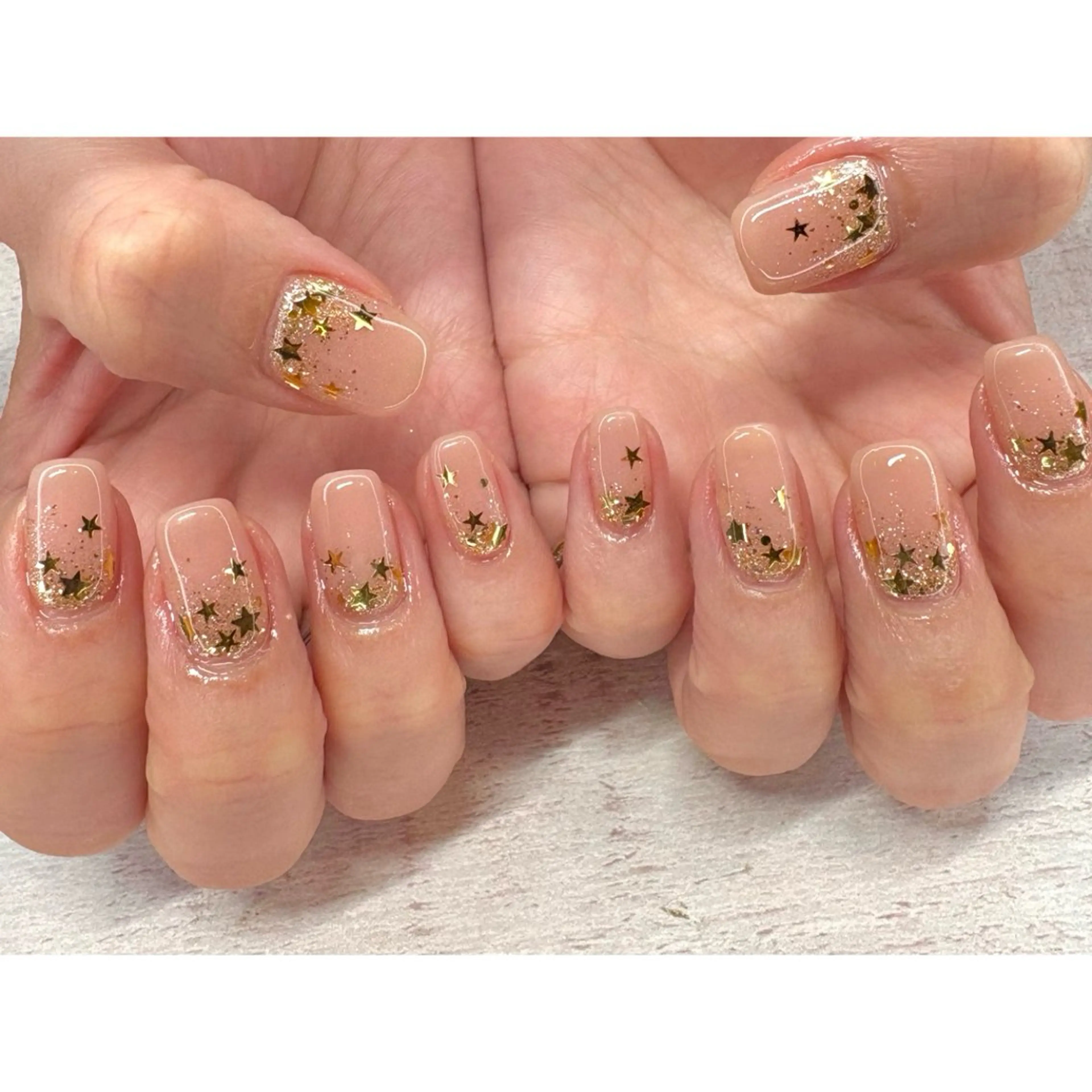 ネイル ハンドネイル 𖡼 yumenoのネイルデザイン