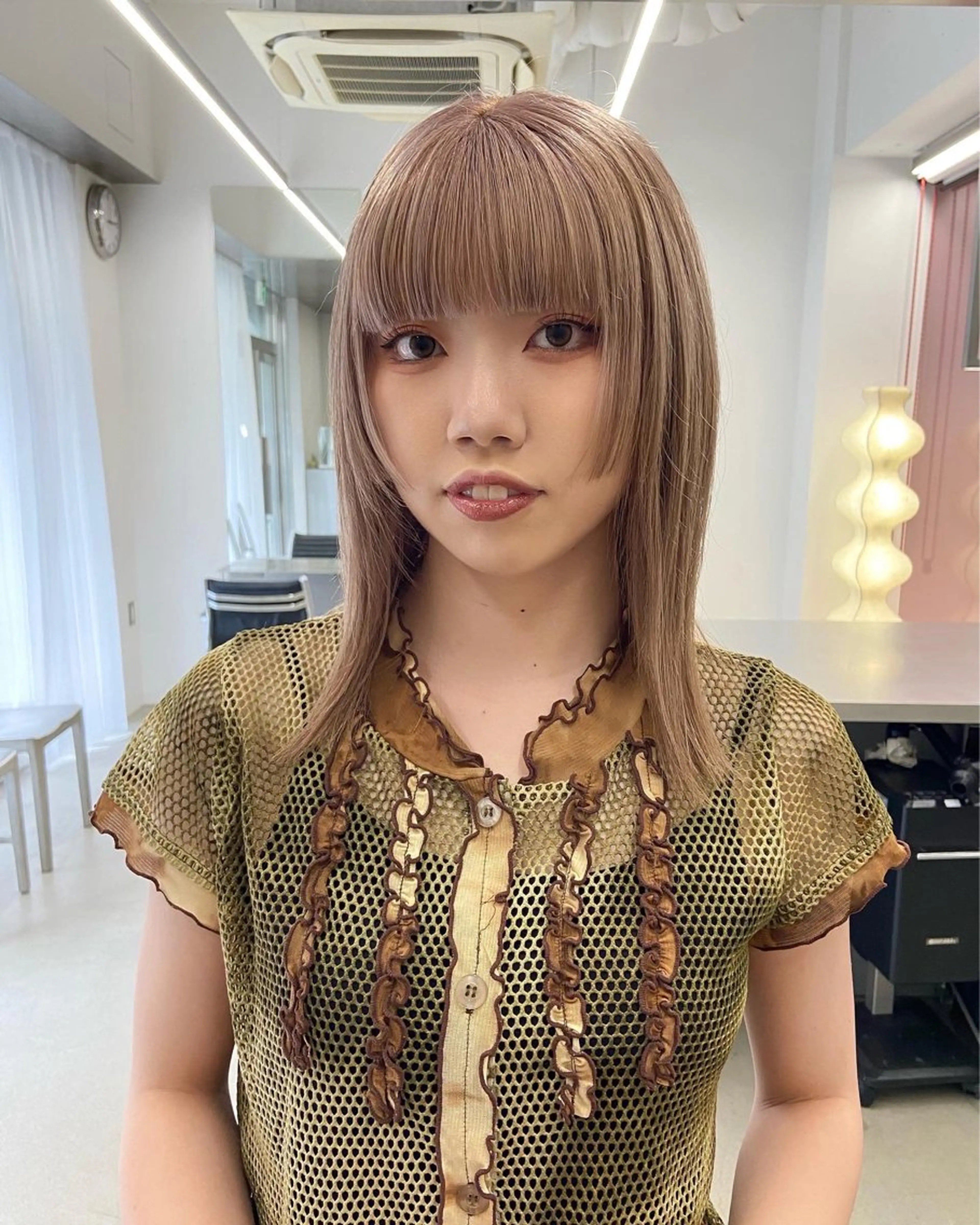 似合わせカット+ケアブリーチダブルカラー ※顎下+1100円肩下+1650円の写真