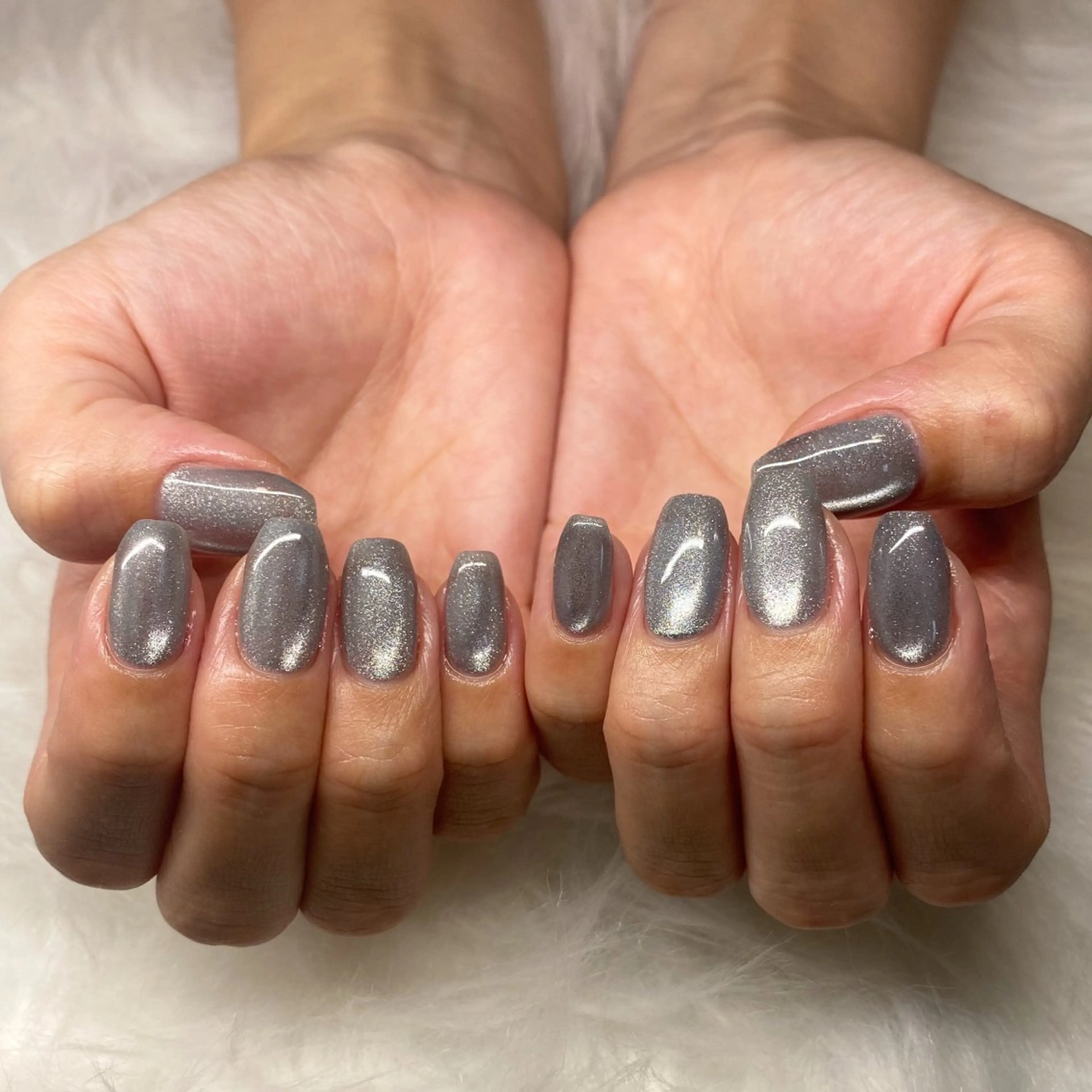 ネイル マグネットネイル シンプルネイル nail salon milkのネイルデザイン