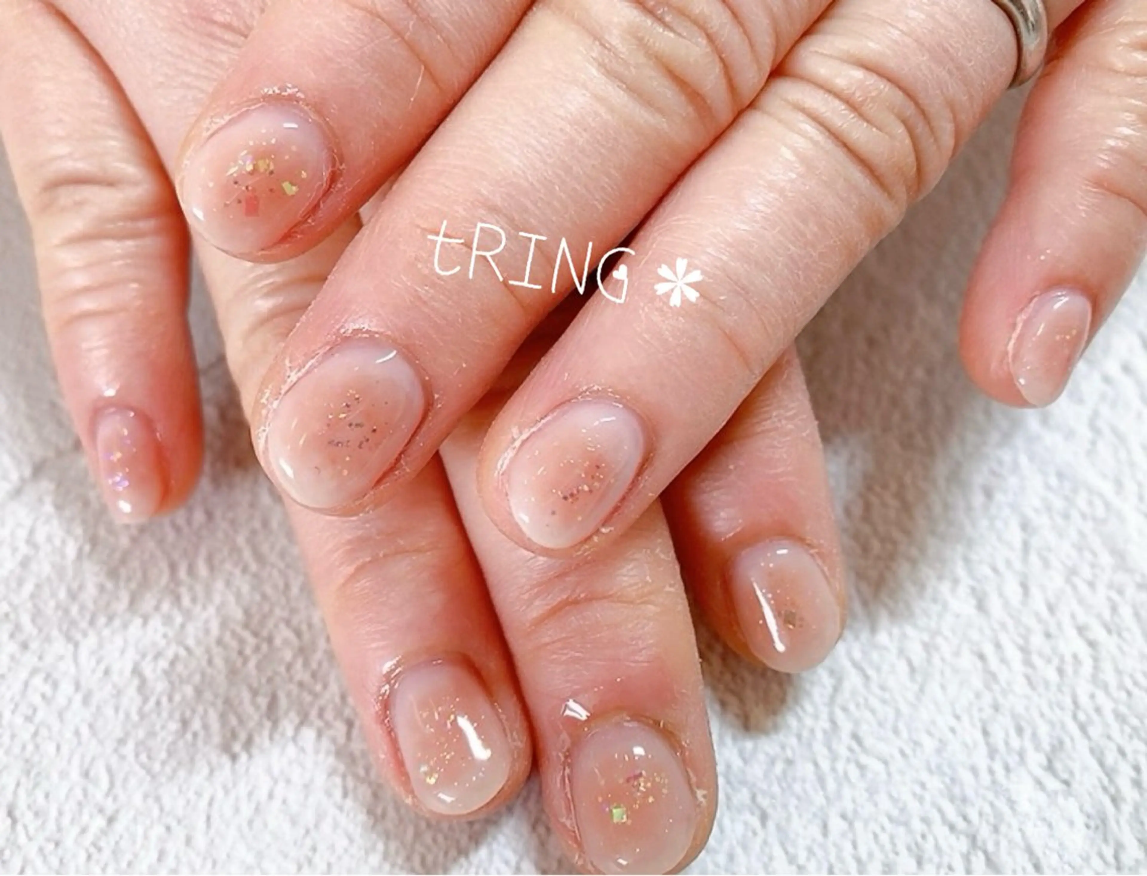 ネイル ハンドネイル tRING＊ しいの木台のネイルデザイン