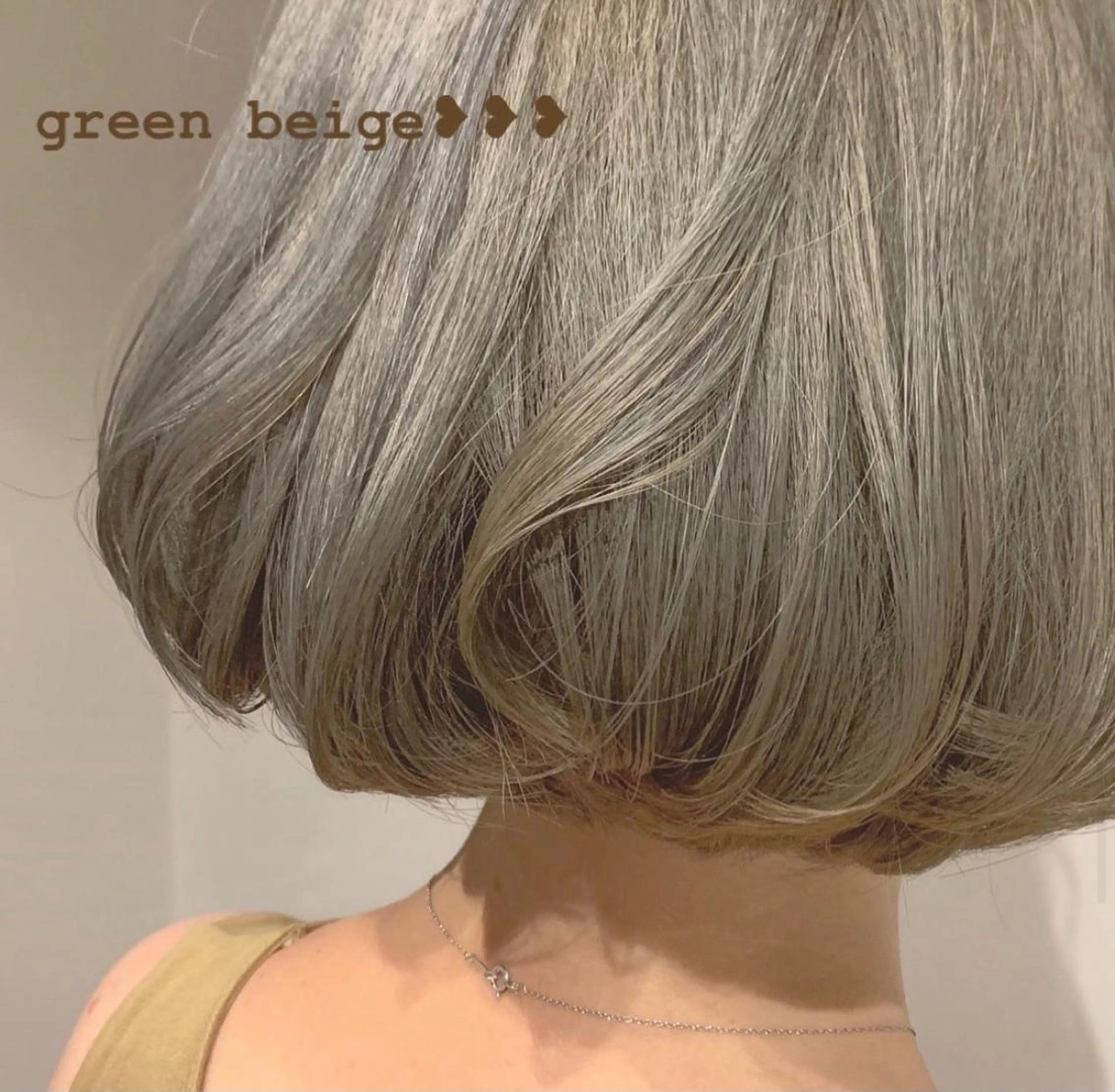 ショート カラー ベージュカラー ボブ レイヤーカット/髪質 改善/矯正🤍吉田のヘアスタイル