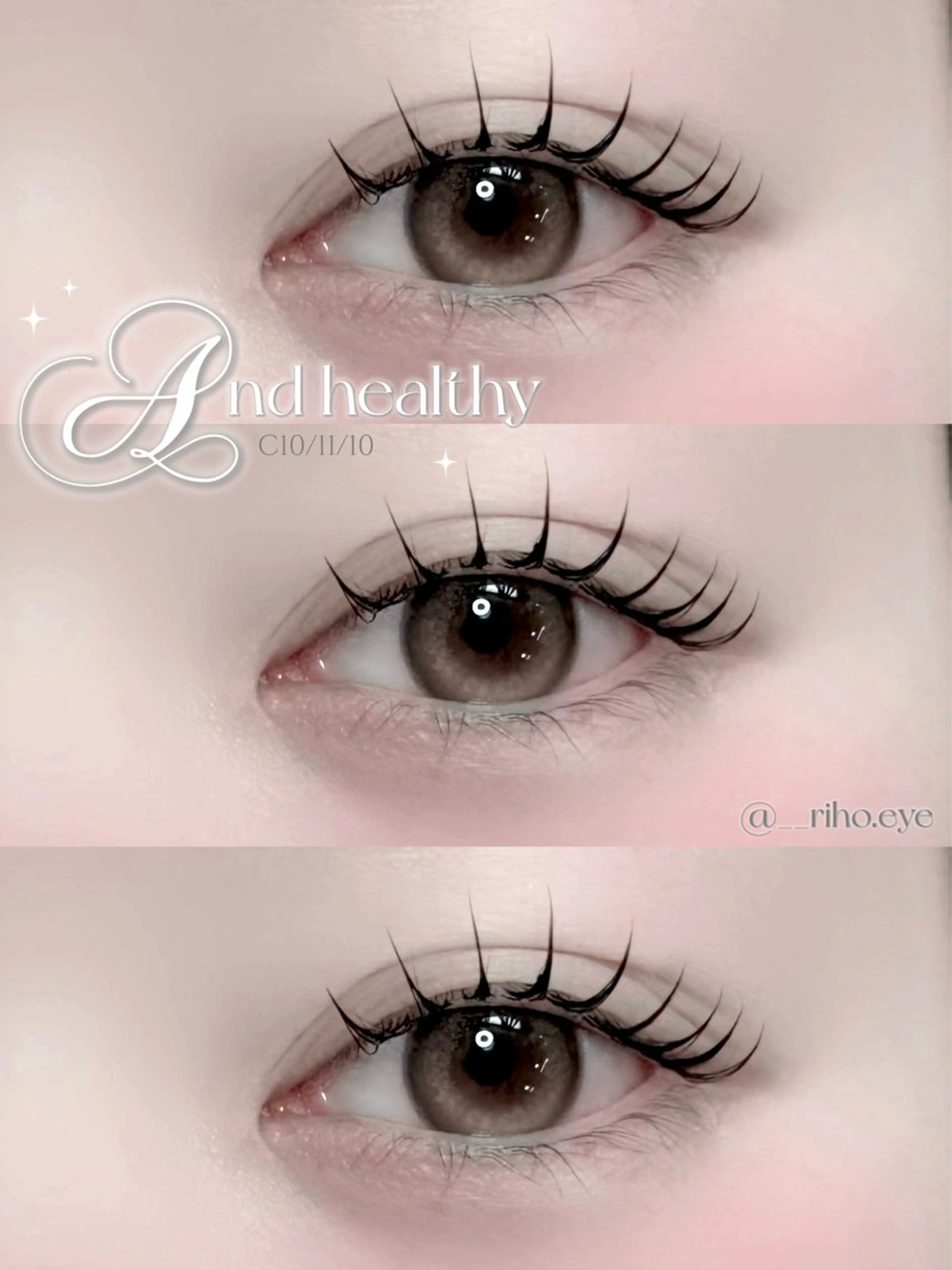 マツエク・マツパ Riho🌙表参道 束感まつ毛🦢🤍のマツエク・マツパデザイン