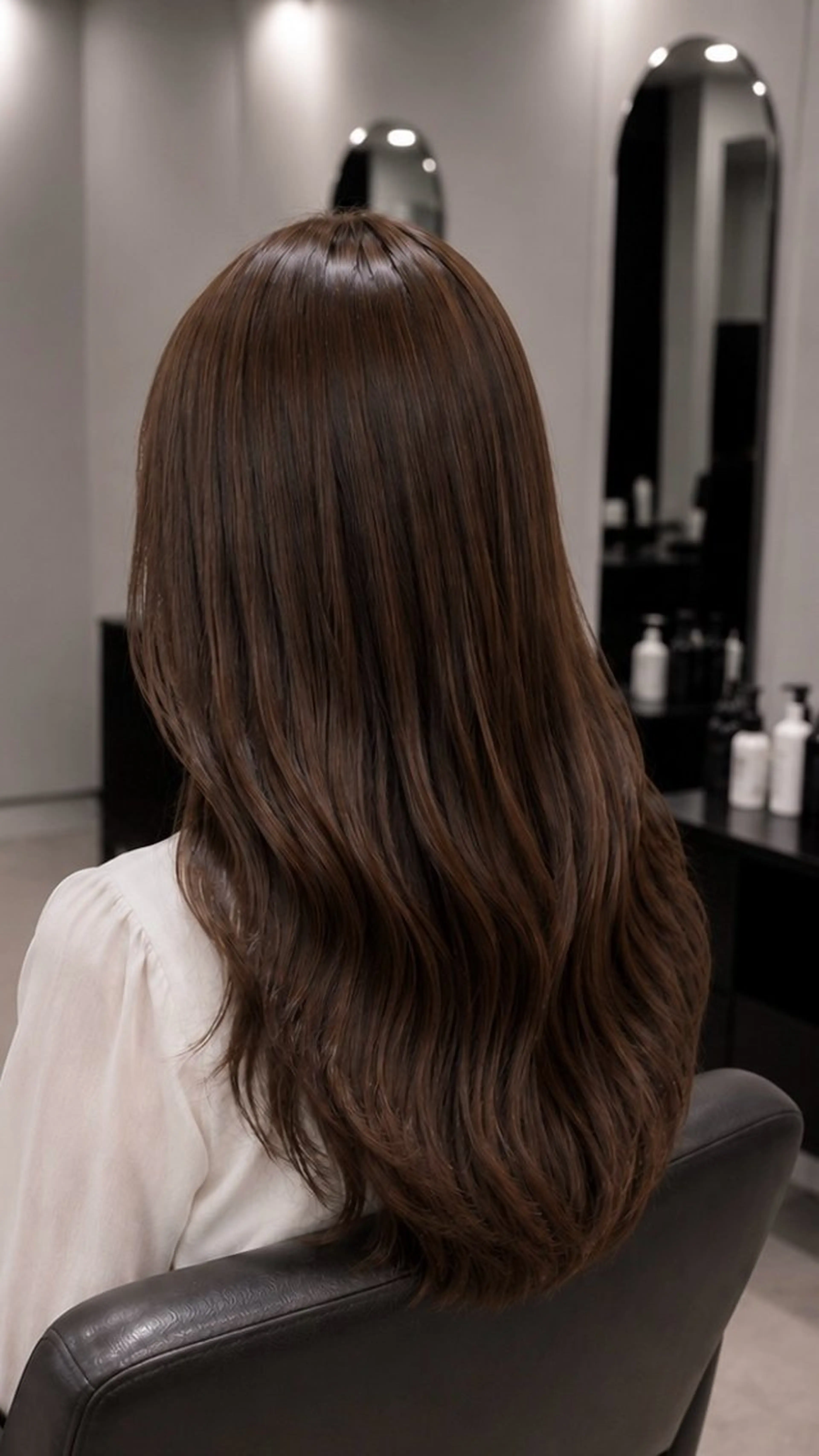 ロング カラー カット ヘアカラー トリートメント 髪質改善 / 暖色カラー/井上未悠のヘアスタイル