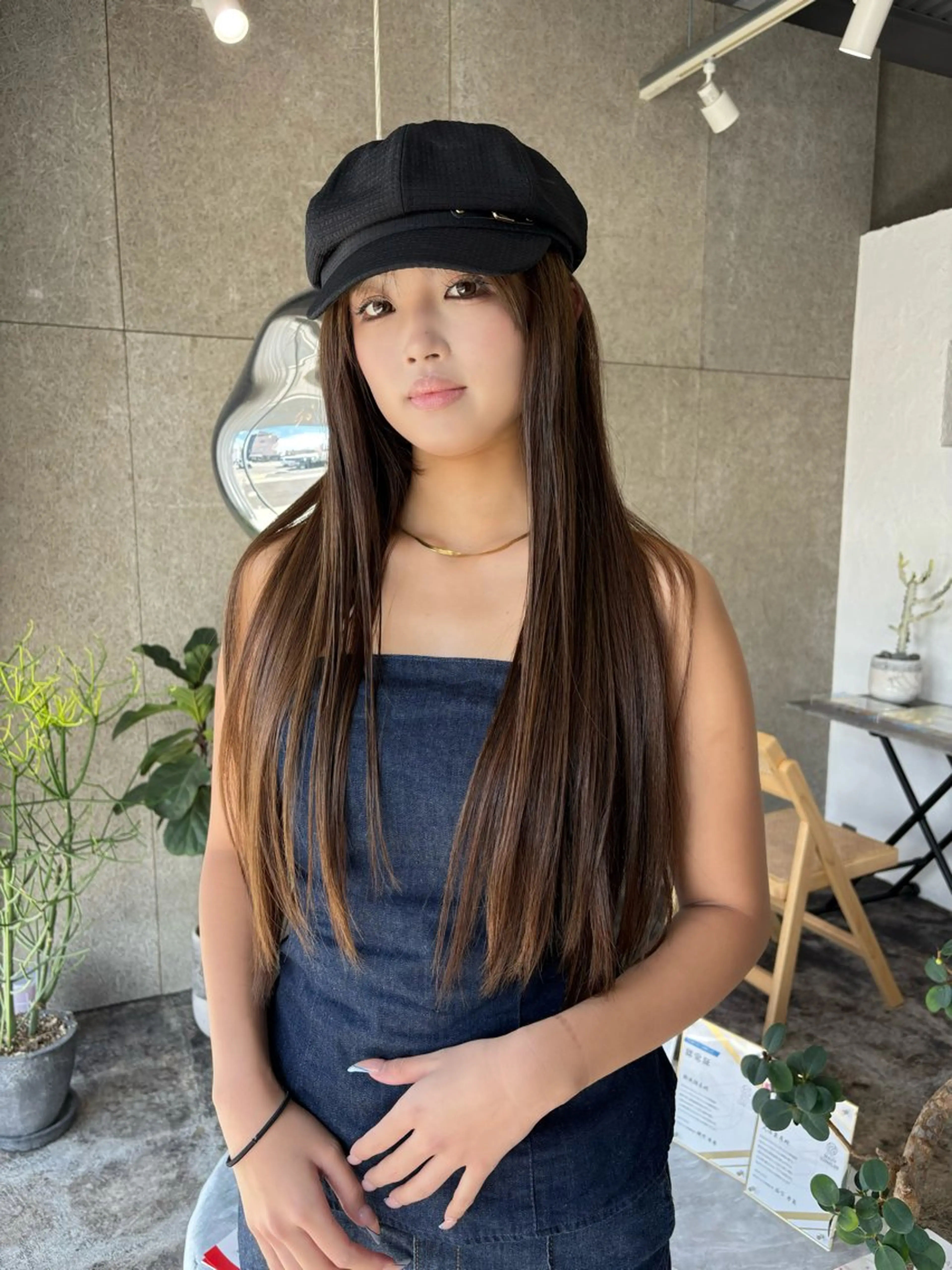 カラー グレージュ オリーブグレージュ オリーブグレー KUBO HADUKIのヘアスタイル