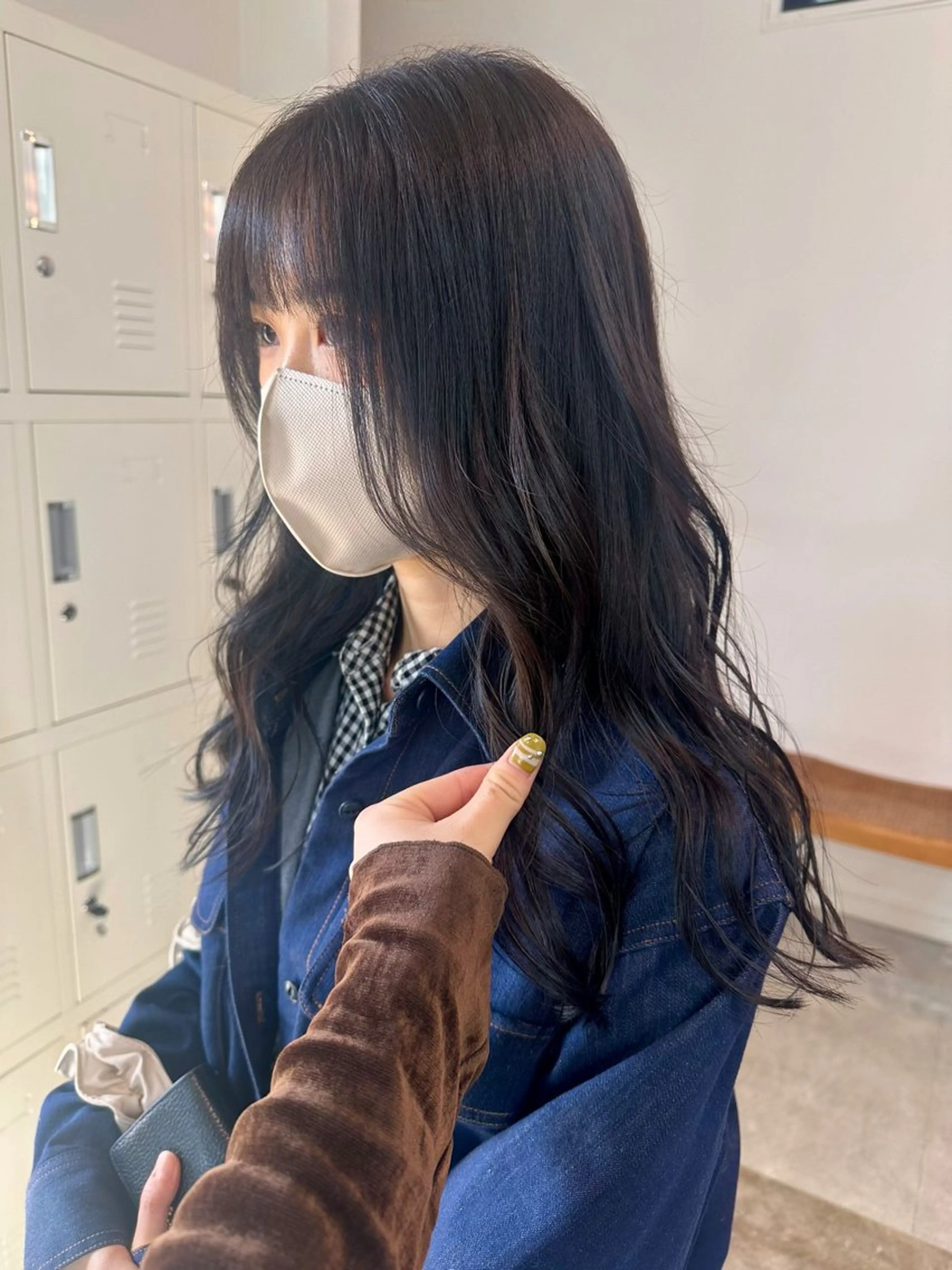 ロング カラー shin enom yuukaのヘアスタイル