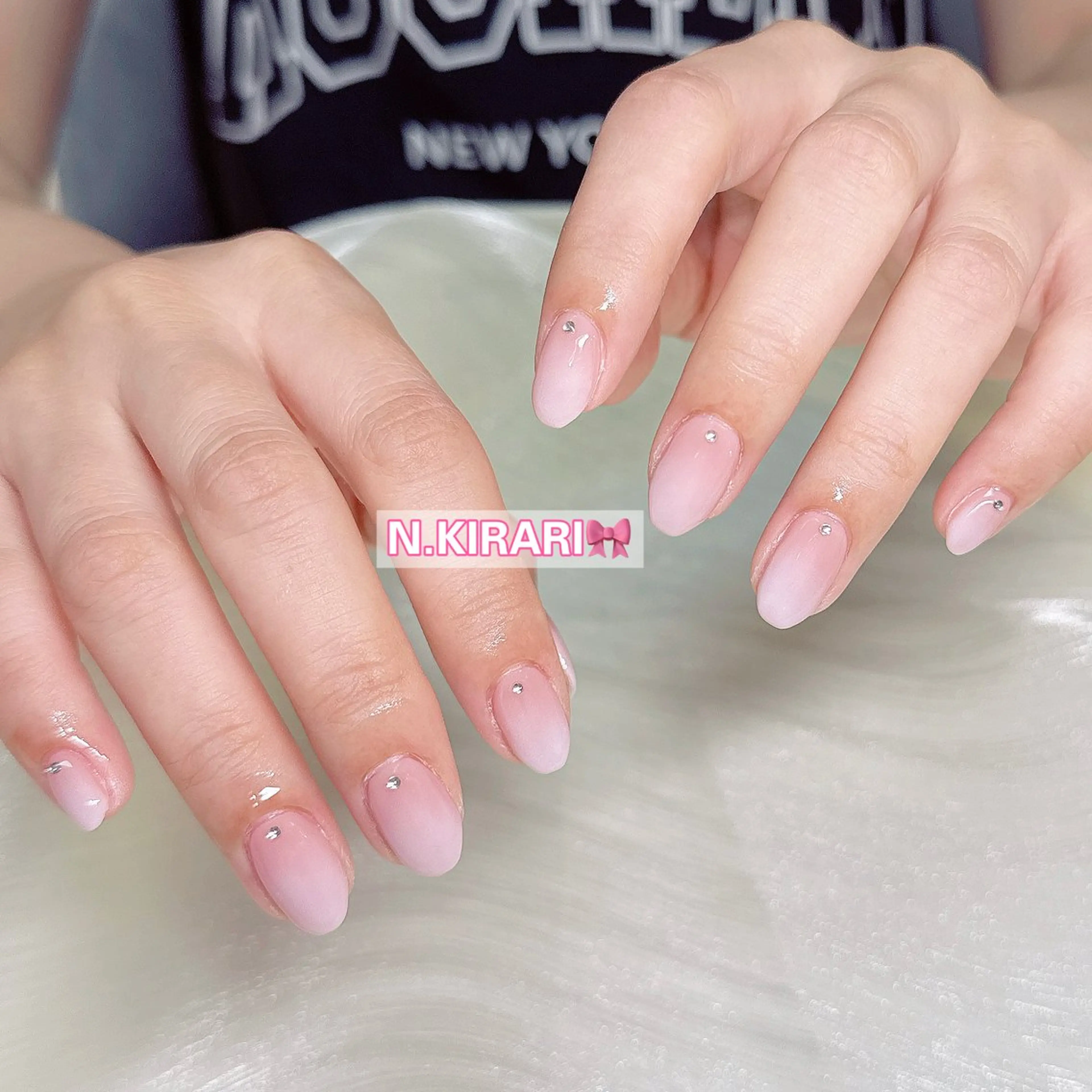 ネイル ストーンネイル ハンドネイル ハンドケア N.KIRARI nail salonのネイルデザイン