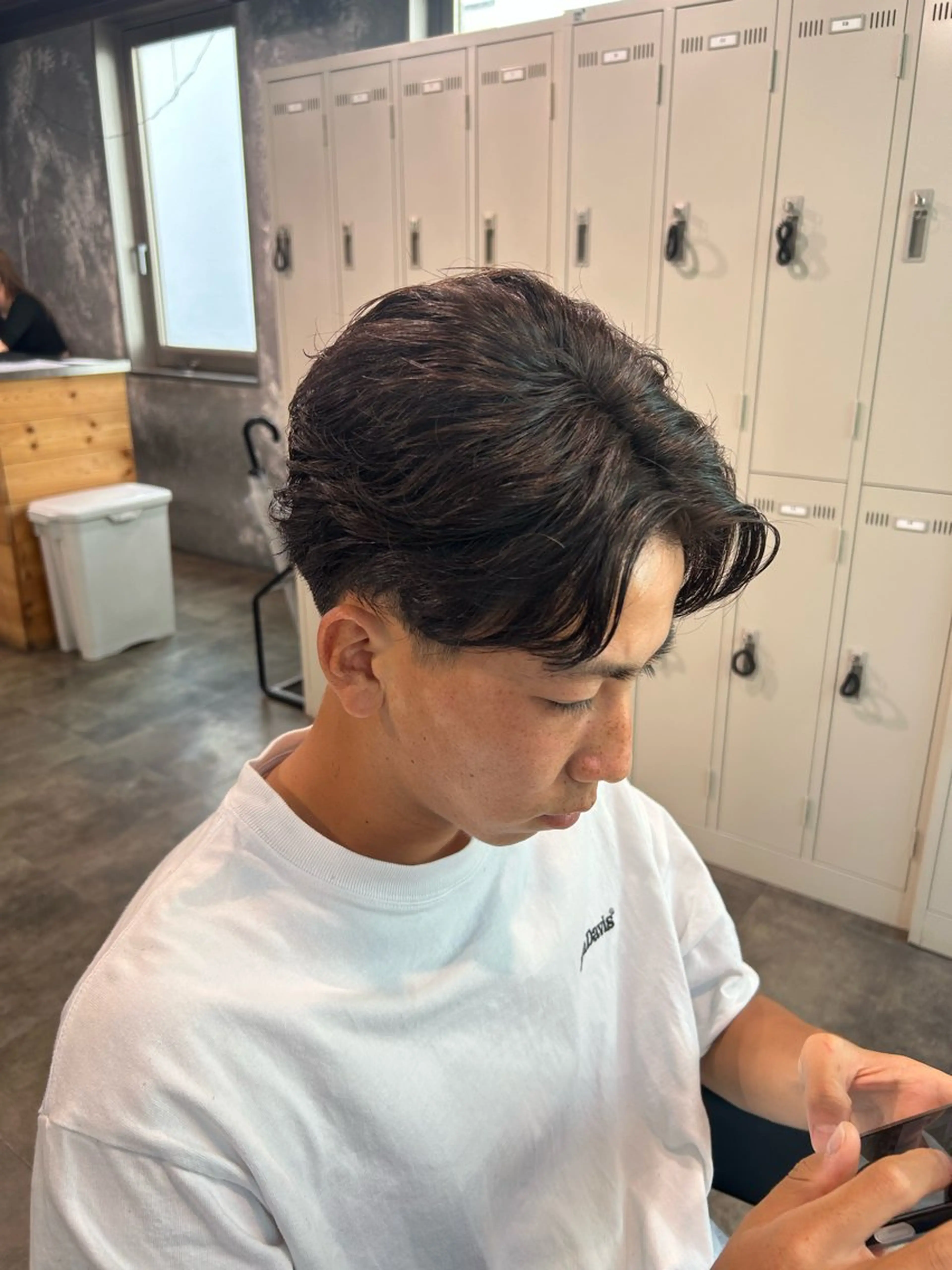 メンズ フェザーパーマ メンズパーマ カット パーマ メンズ特化美容師 💠チナツのヘアスタイル