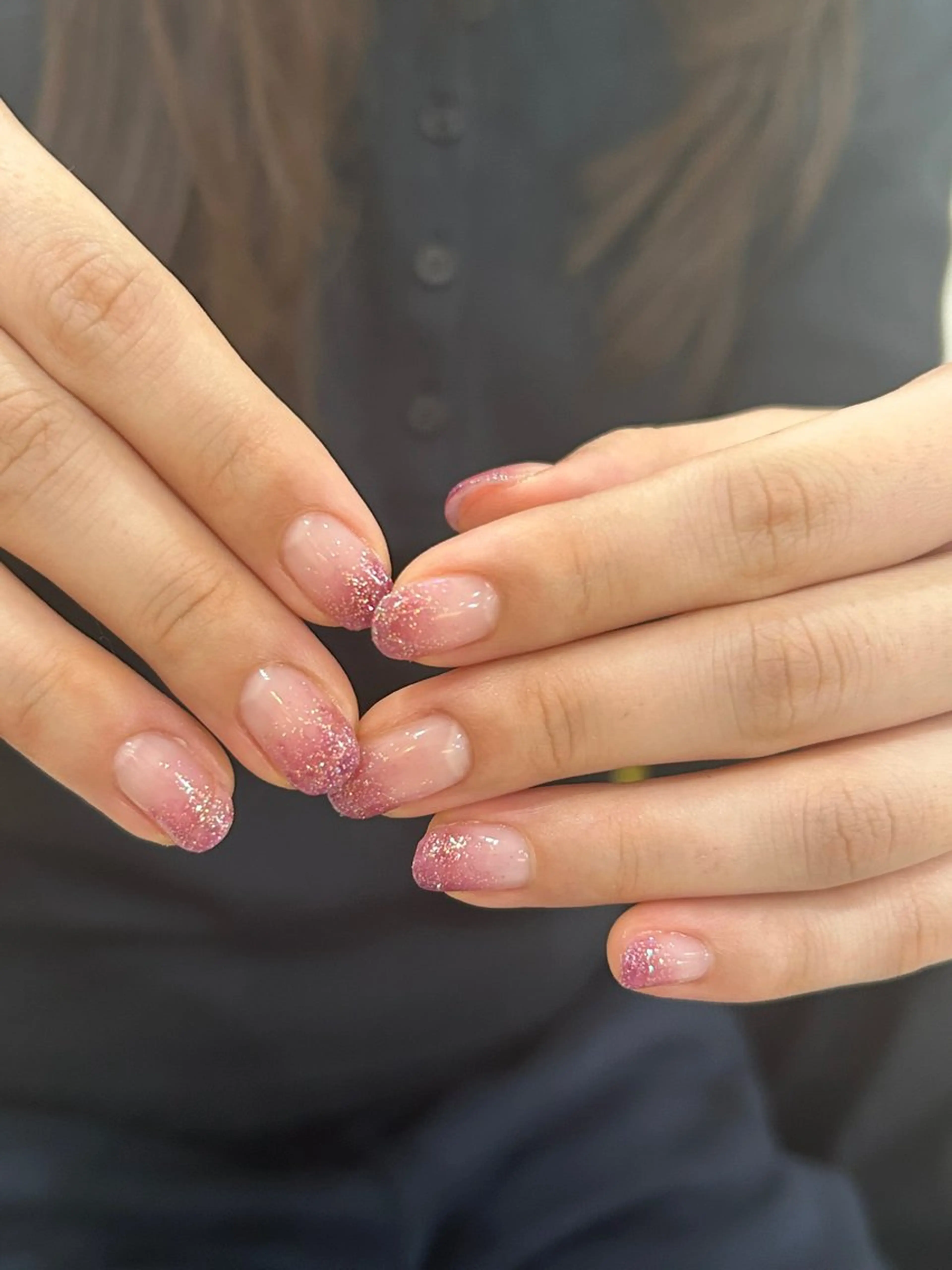 ネイル グラデーション キラキラネイル ラメ(グリッター) ラメグラデーション MIHO nail_noahのネイルデザイン