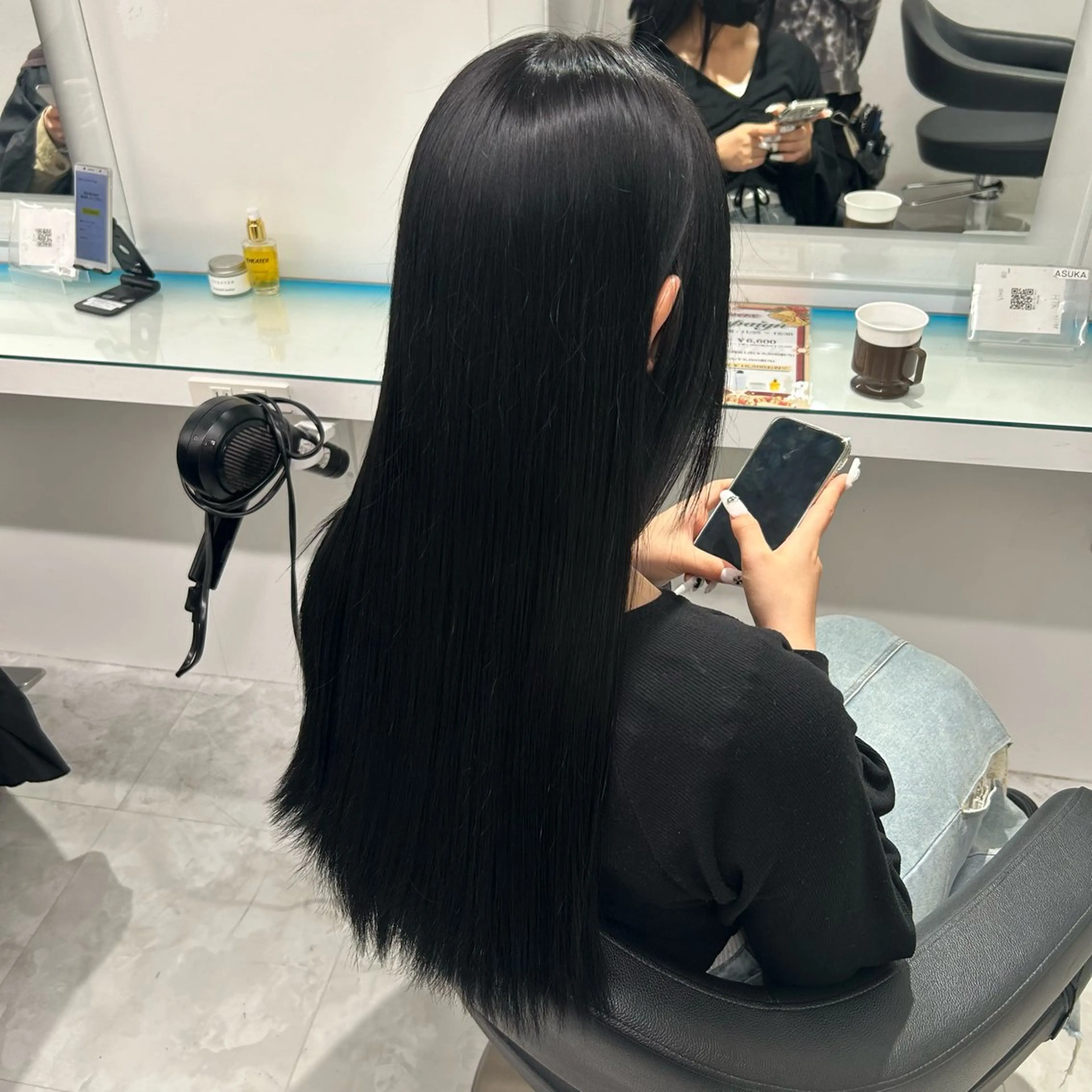 セミロング 🤍大人っぽ韓国暗髪 🤍Asuka🤍のヘアスタイル