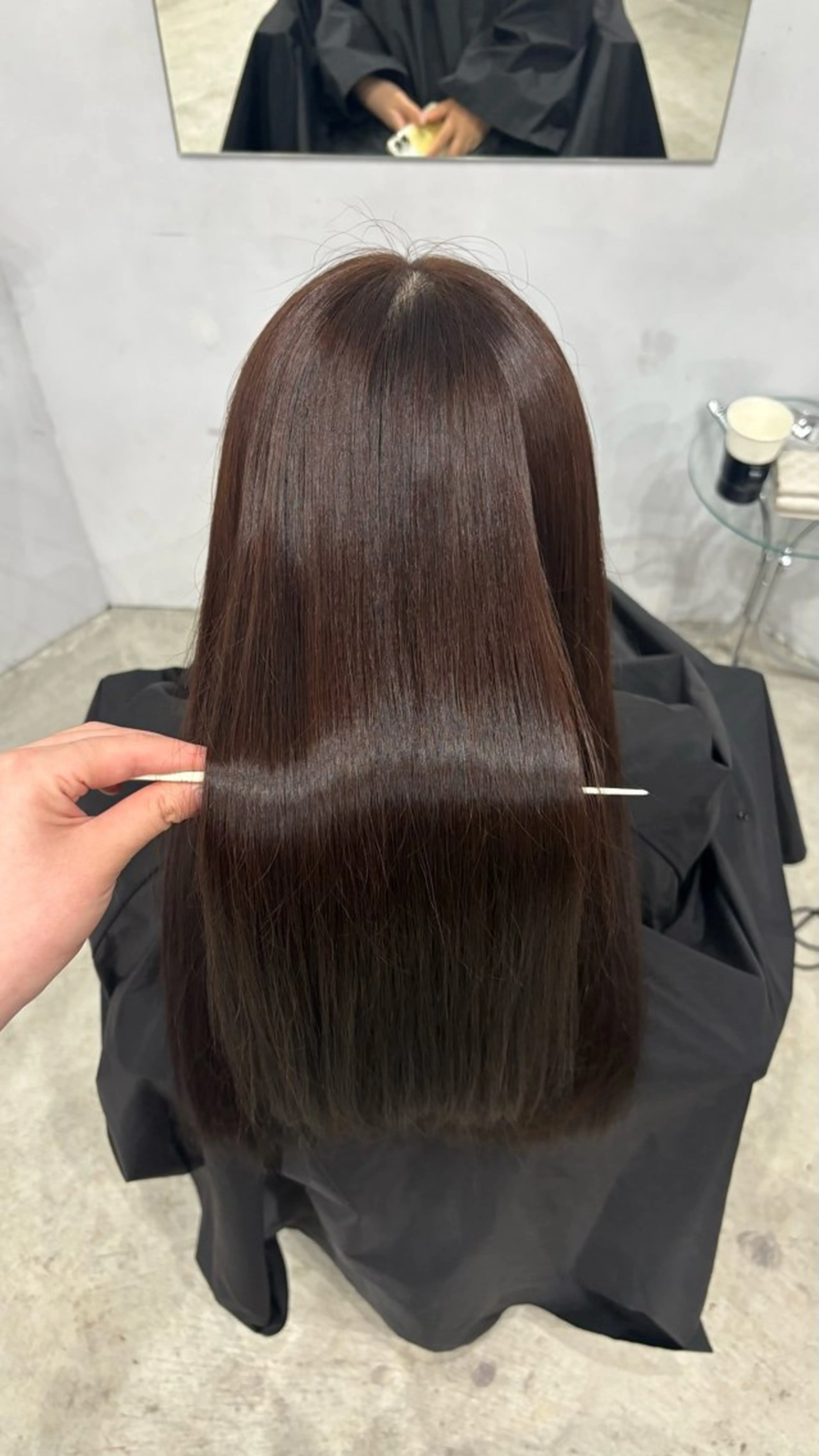 ロング カラー ヘアカラー 艶カラー / あおいのヘアスタイル