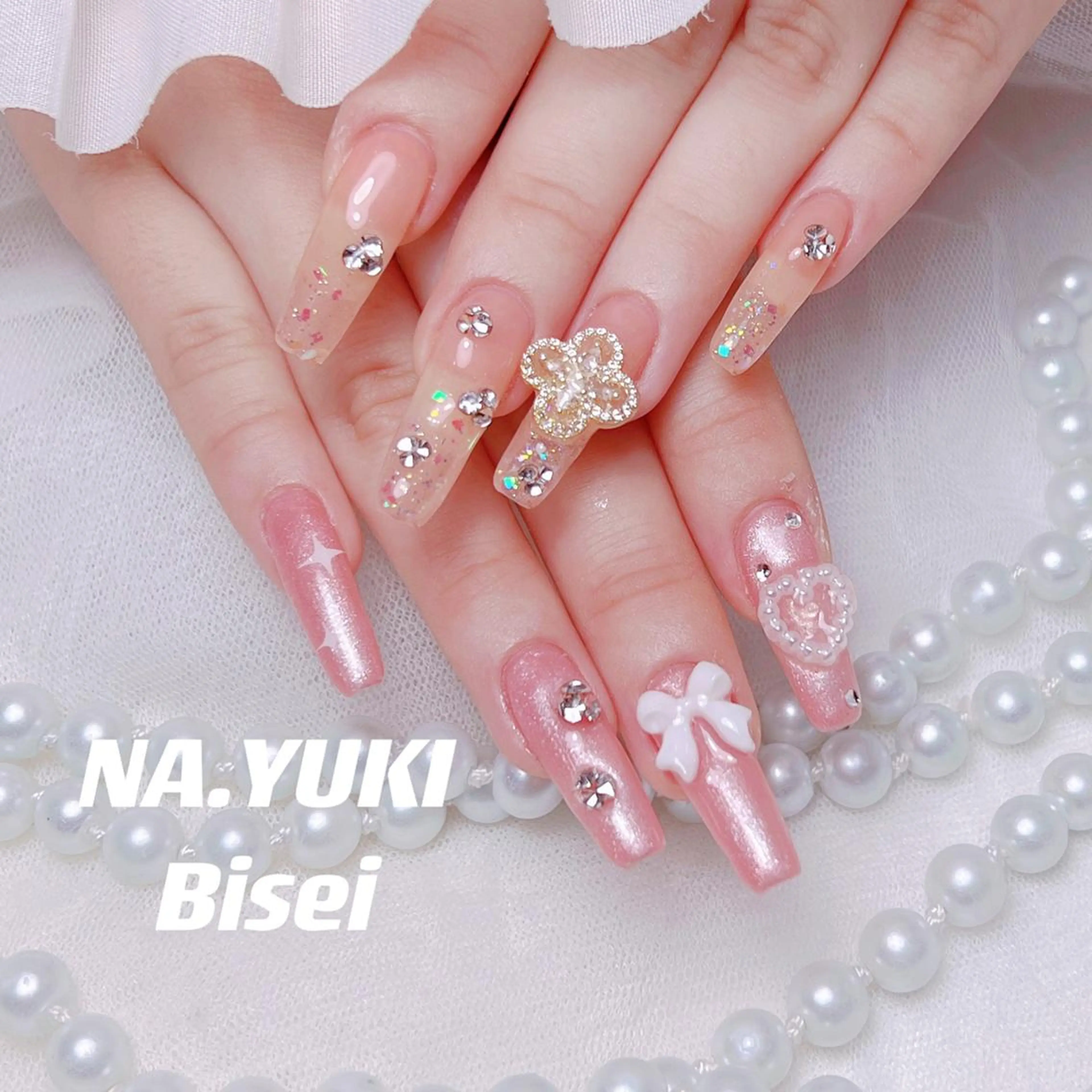 ネイル ハンドネイル 🎀 moo～ 🎀のネイルデザイン