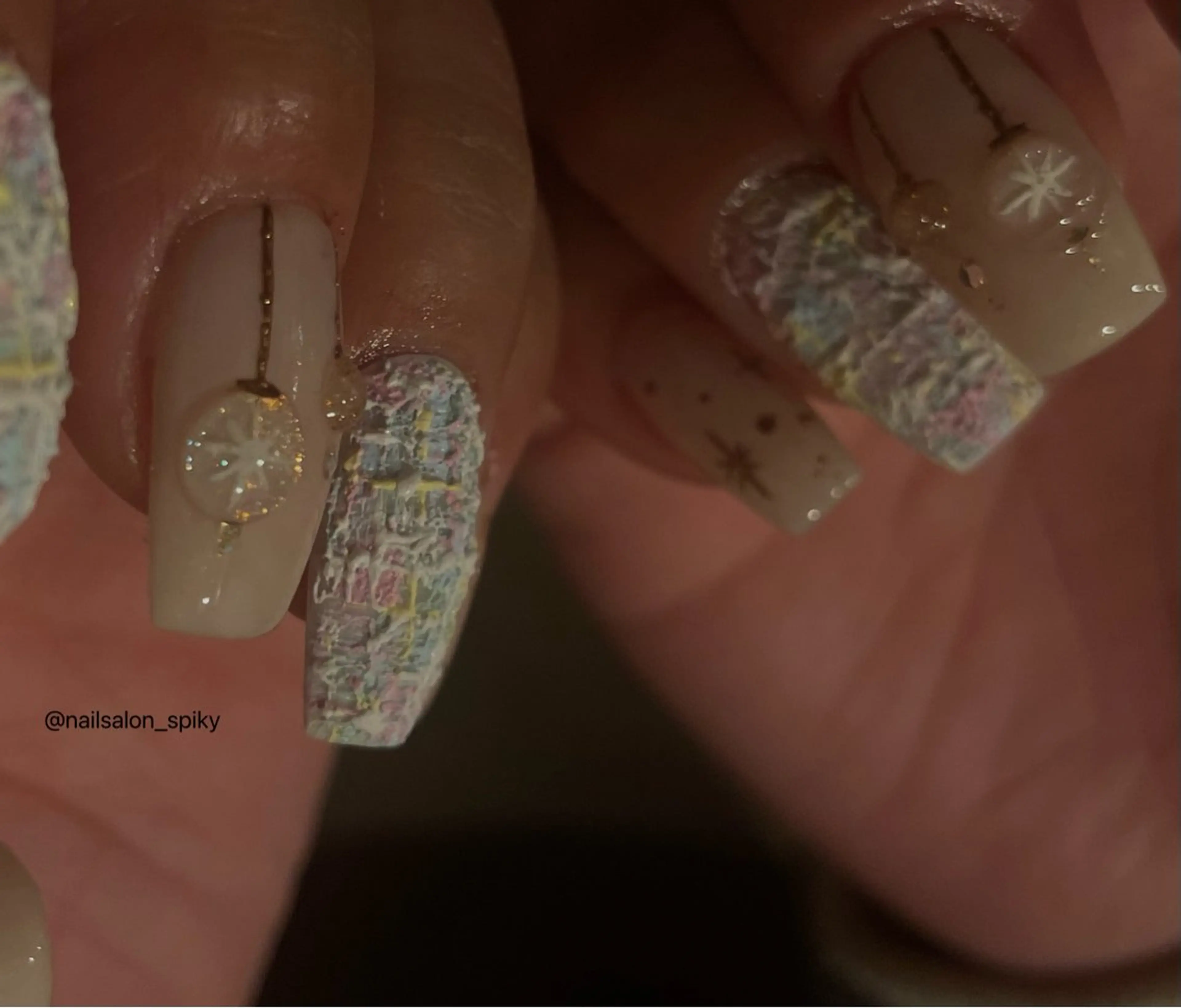 ネイル Spiky とうげ ふうかのネイルデザイン