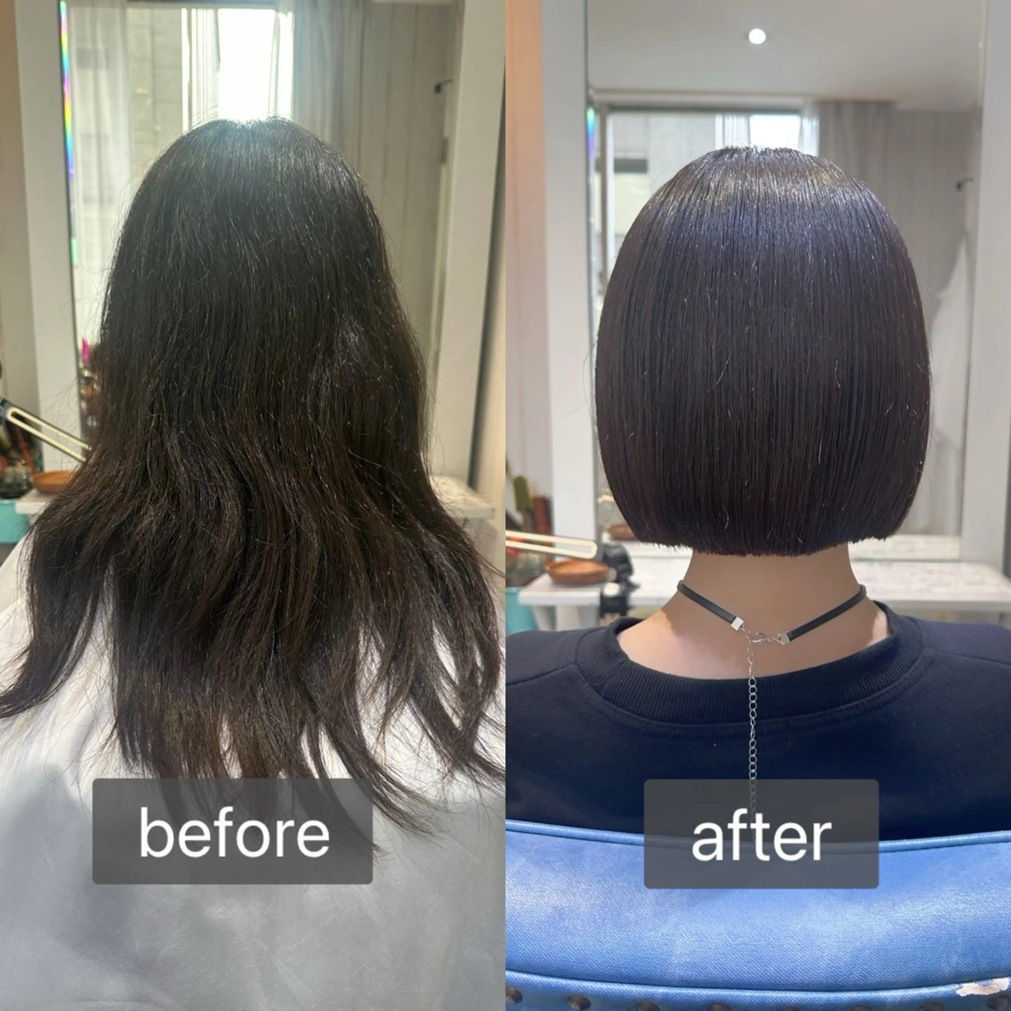 ロング 縮毛矯正 カット 縮毛矯正 心斎橋/レイヤー/ 艶カラー💖Sakiのヘアスタイル