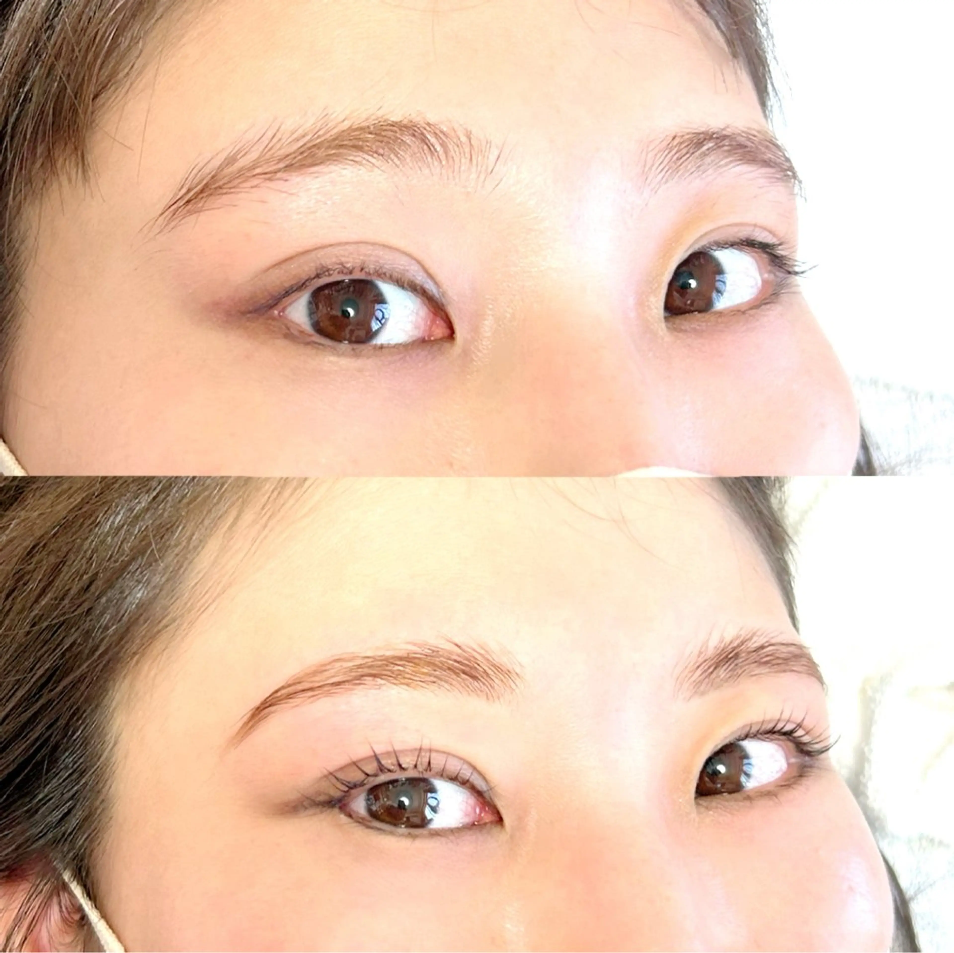 まつ毛パーマモデルの写真