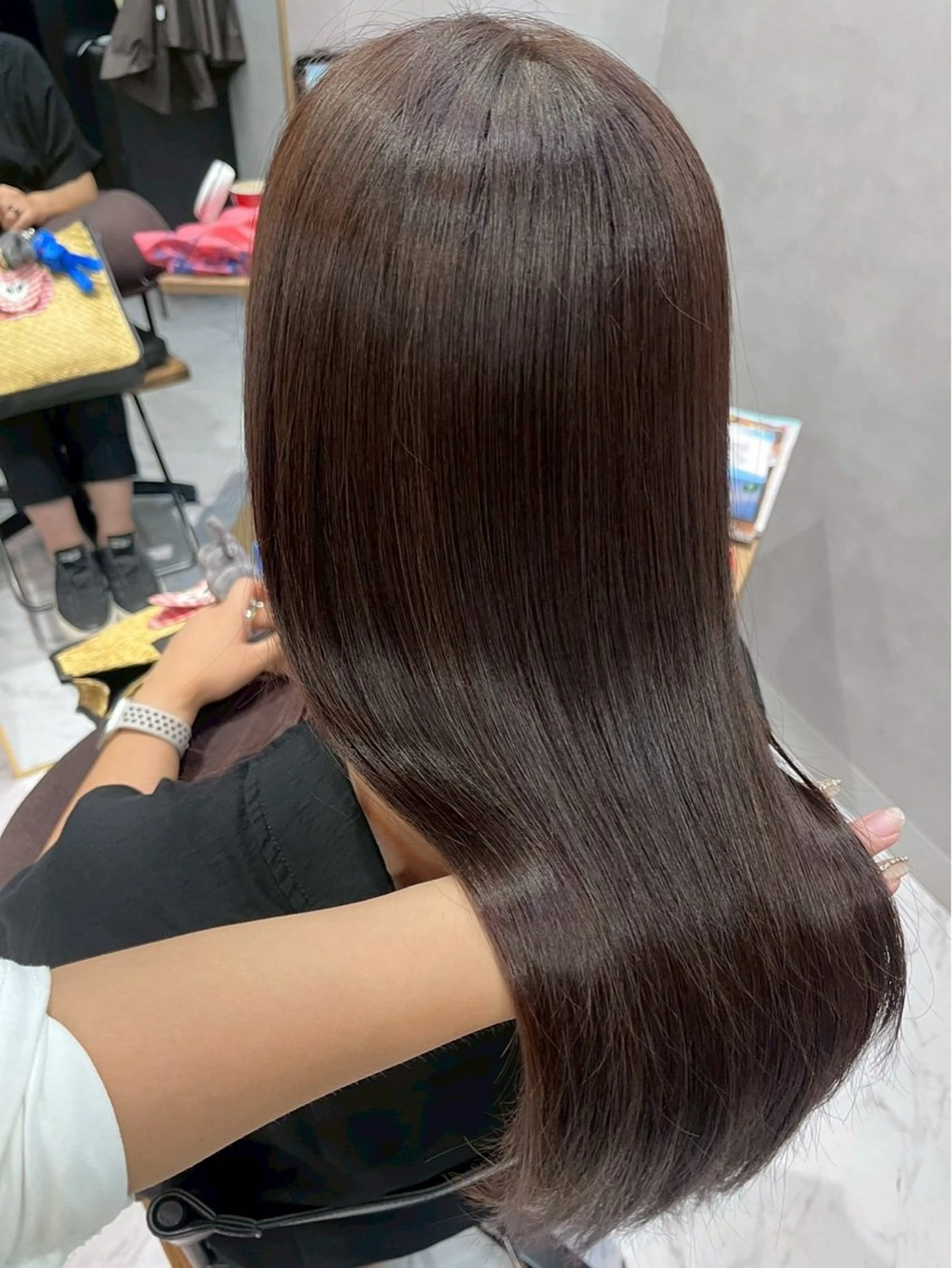 ロング カラー ヘアカラー ハイトーン/韓国風/ 艶髪/吉祥寺のヘアスタイル