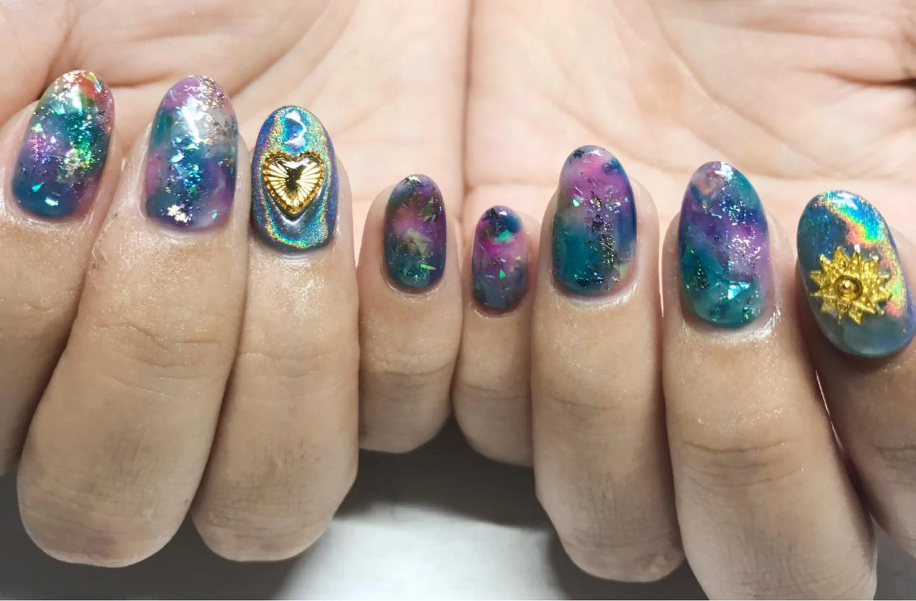 ネイル アートネイル nail salon en familleのネイルデザイン
