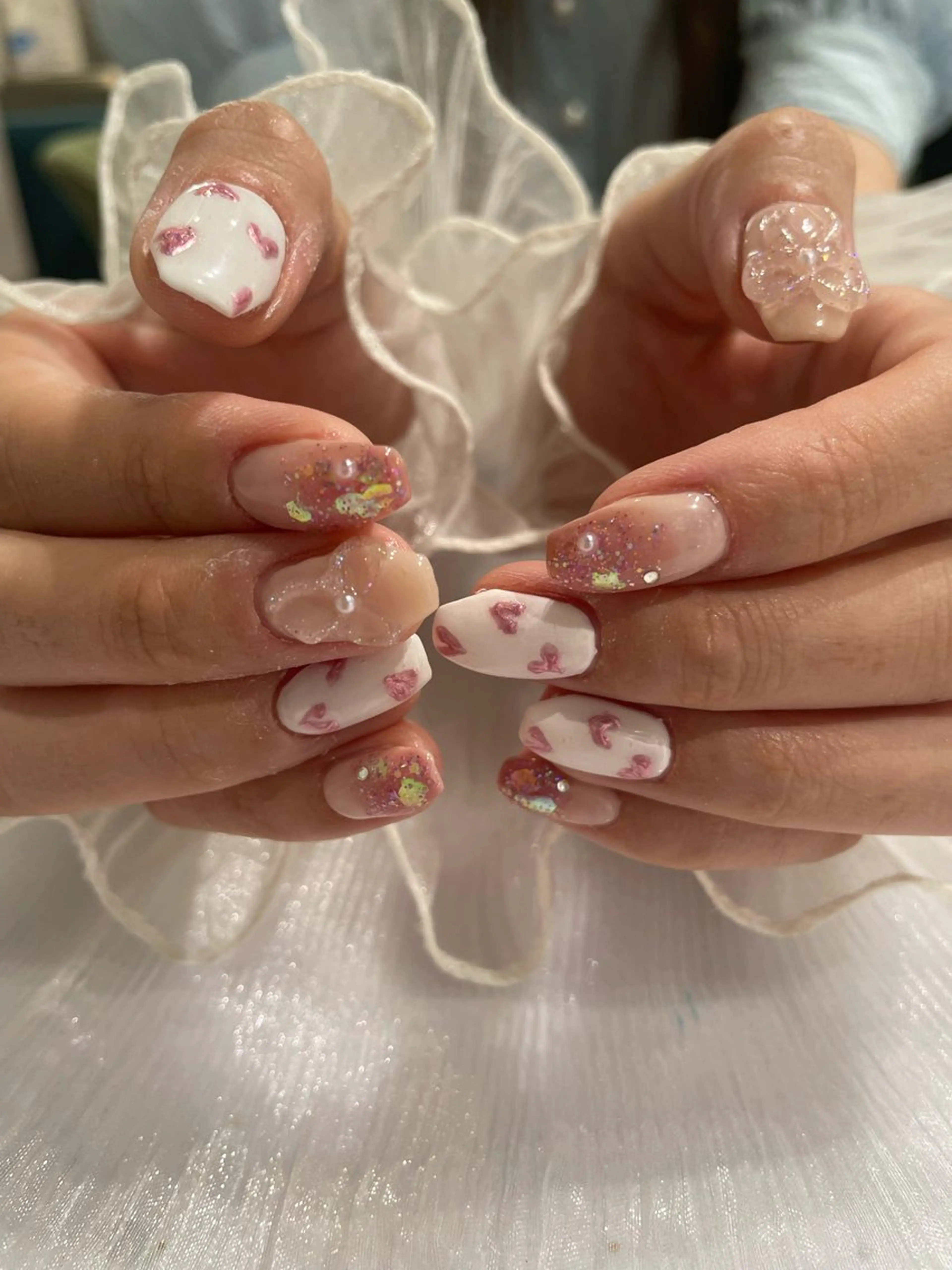 ネイル ‪るか/‪透明感 カラー/アレンジのヘアスタイル