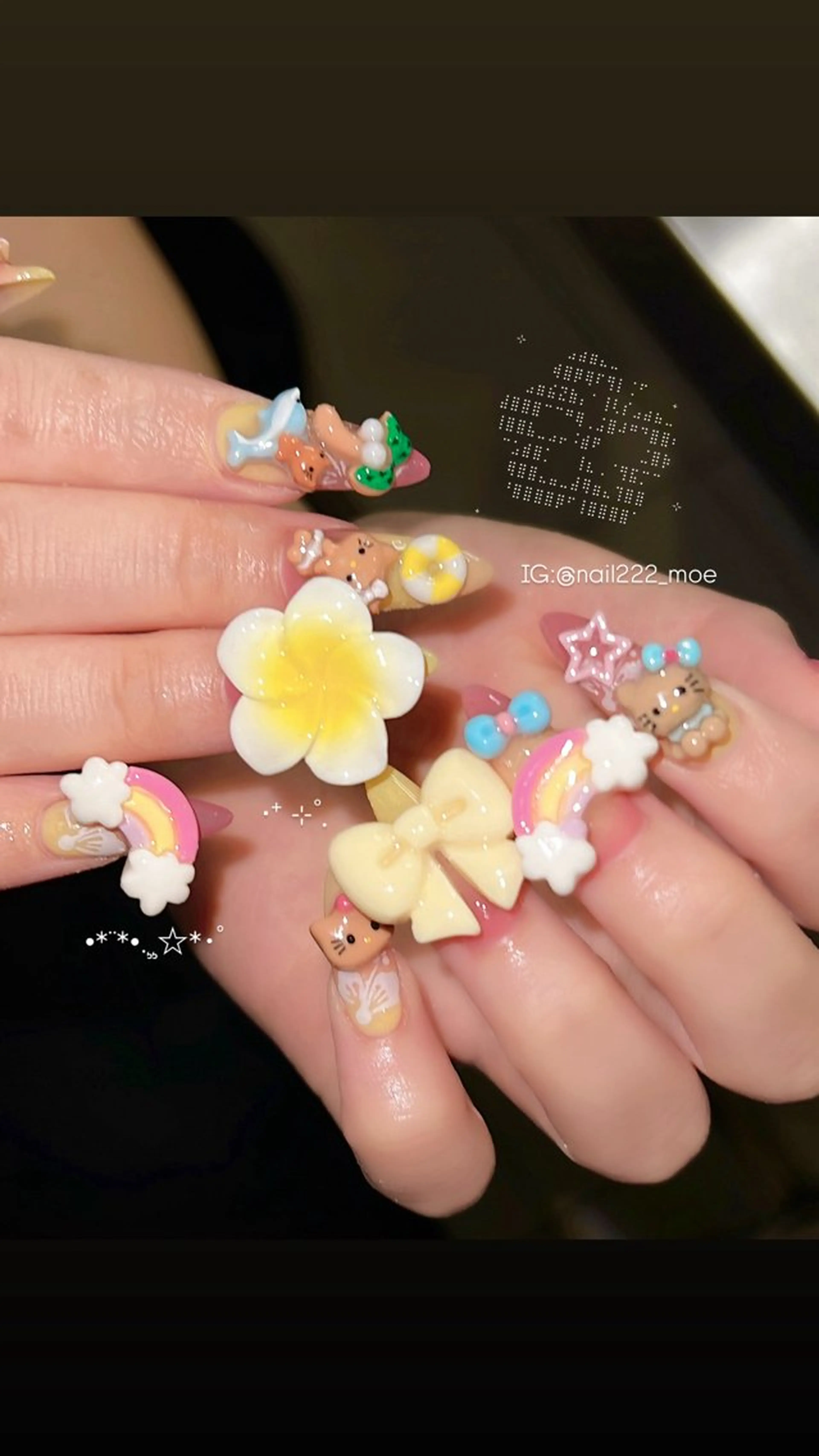 ネイル ハンドネイル ⟡.*222⋰˚☆ MöEのネイルデザイン