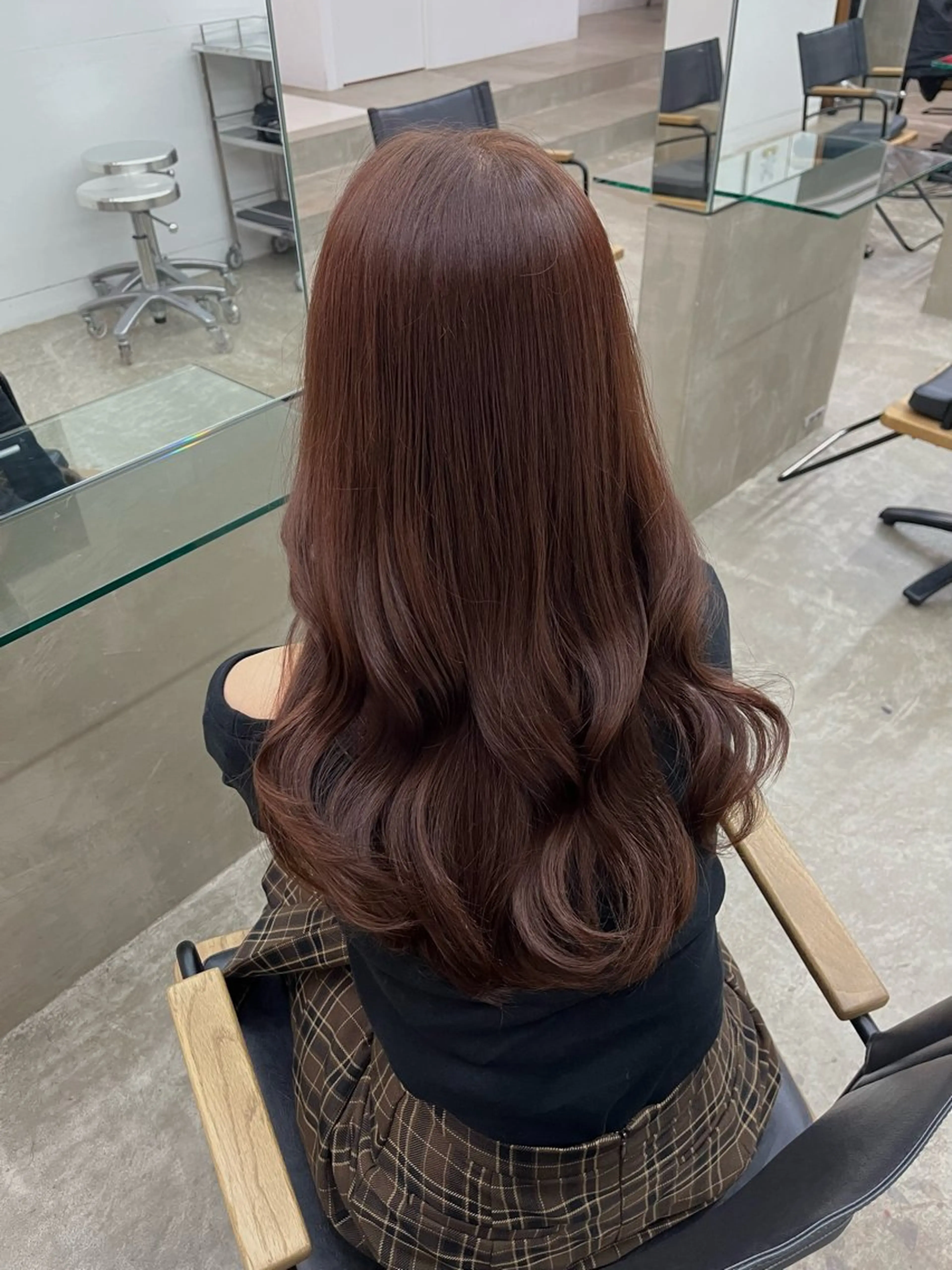 ロング ヘアカラー トリートメント XIA AIMIのヘアスタイル