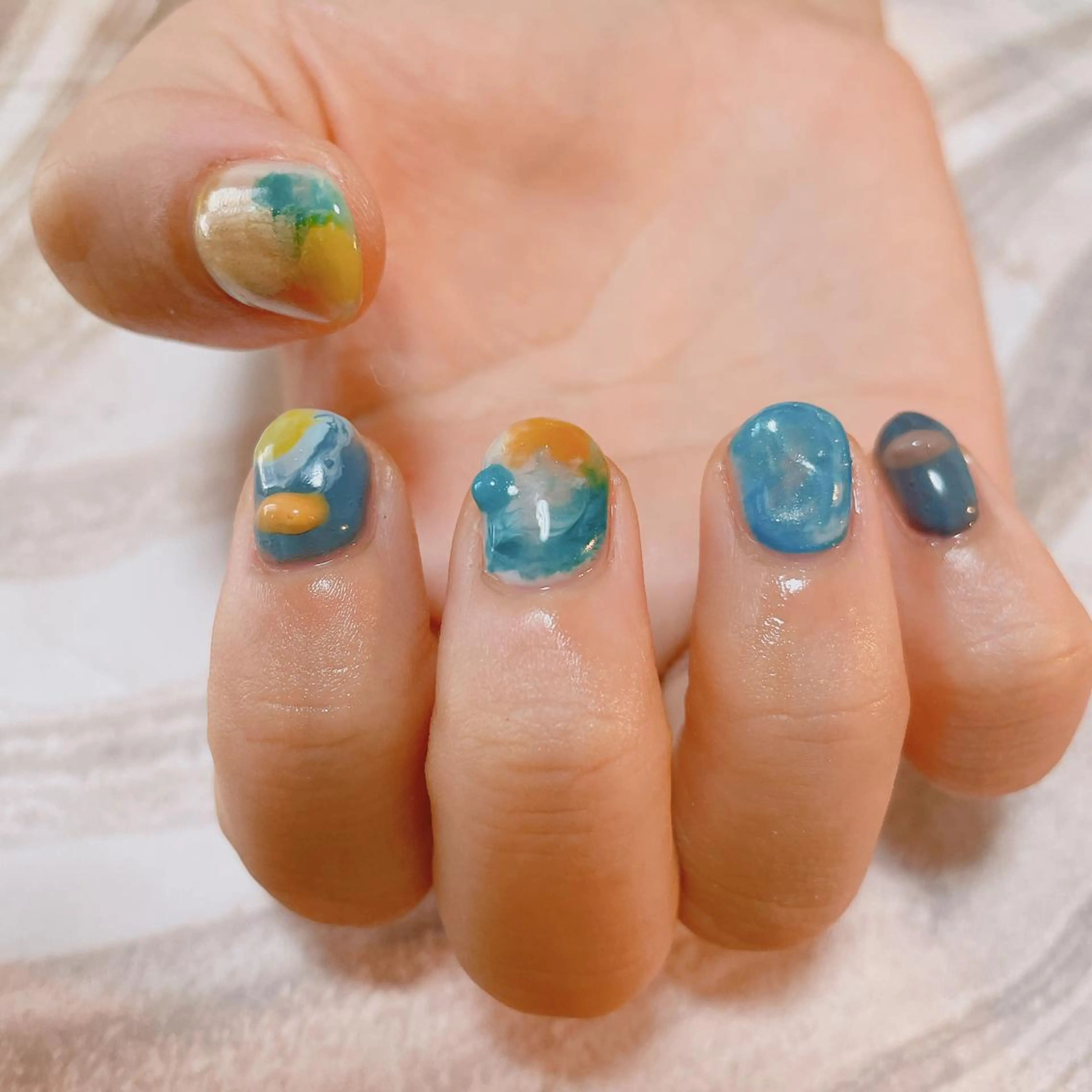 ネイル 持ち込み ハンドネイル nakamoto yuukaのネイルデザイン