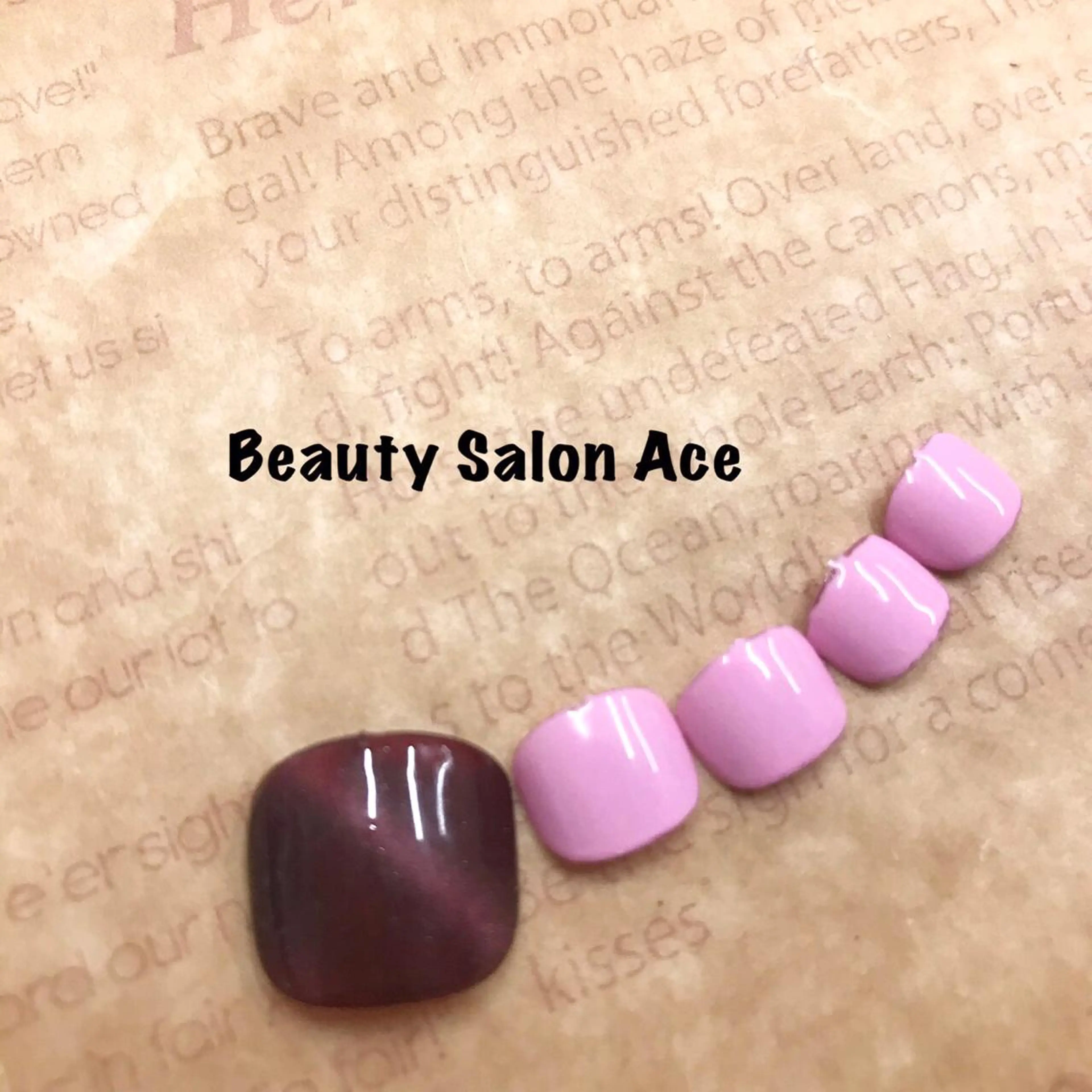 ネイル フットネイル ジェルネイル 池袋フィルイン Ace♡Nailのネイルデザイン