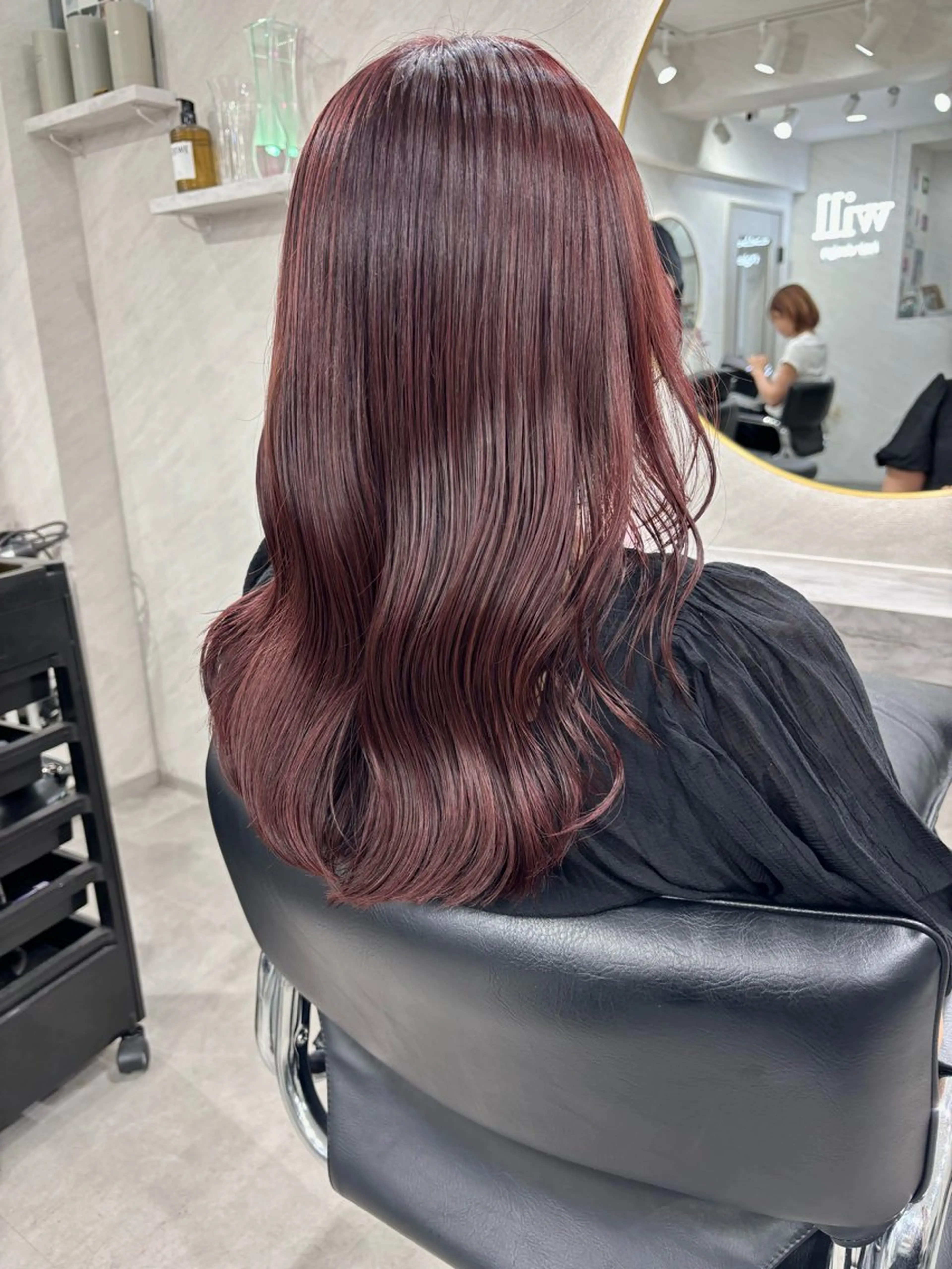 セミロング ヘアカラー 🌸インナーカラー 🌸藤井春華のヘアスタイル