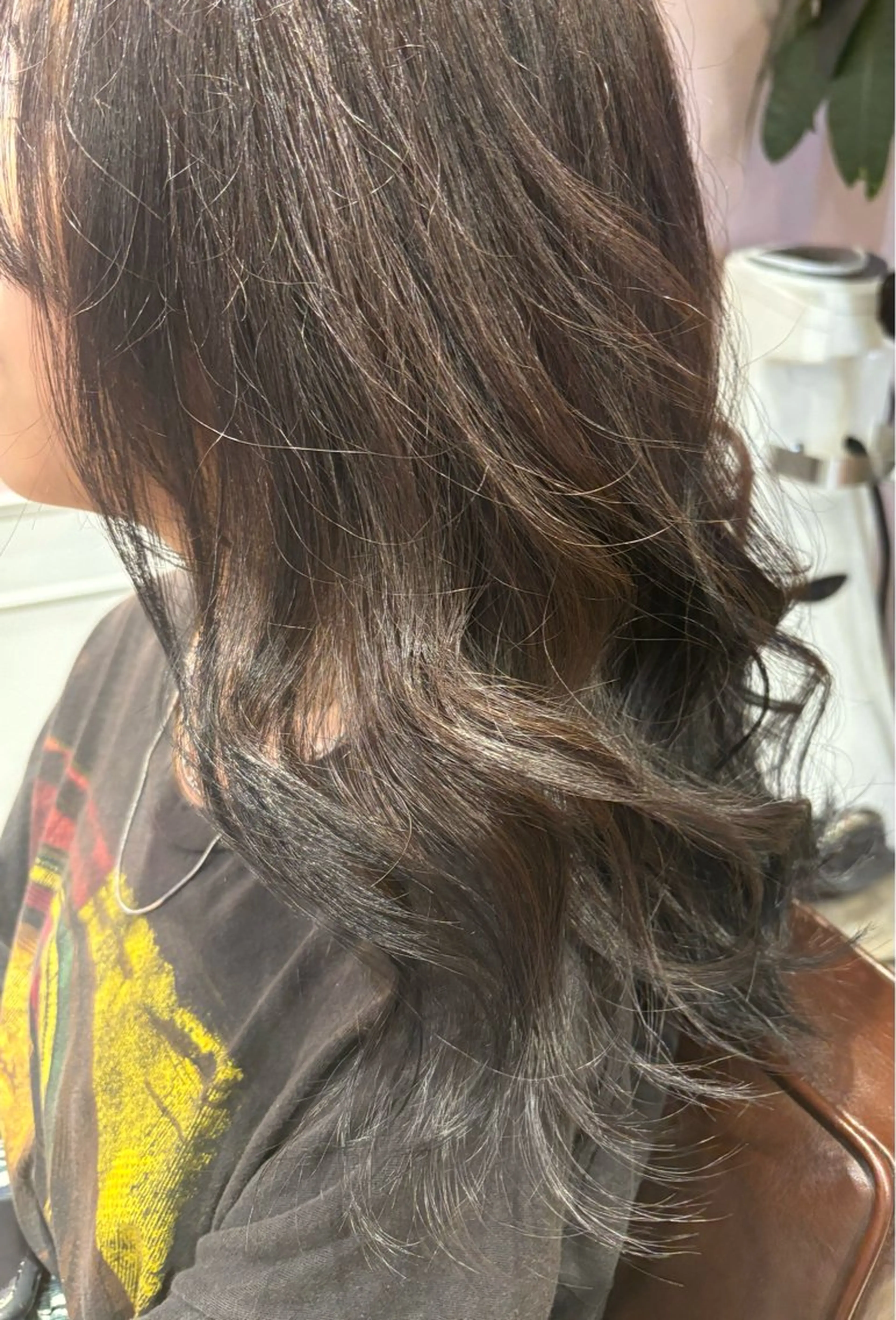 カラー ヘアカラー 🌱なゆみ🌱透明感 /ナチュラル/高宮のヘアスタイル