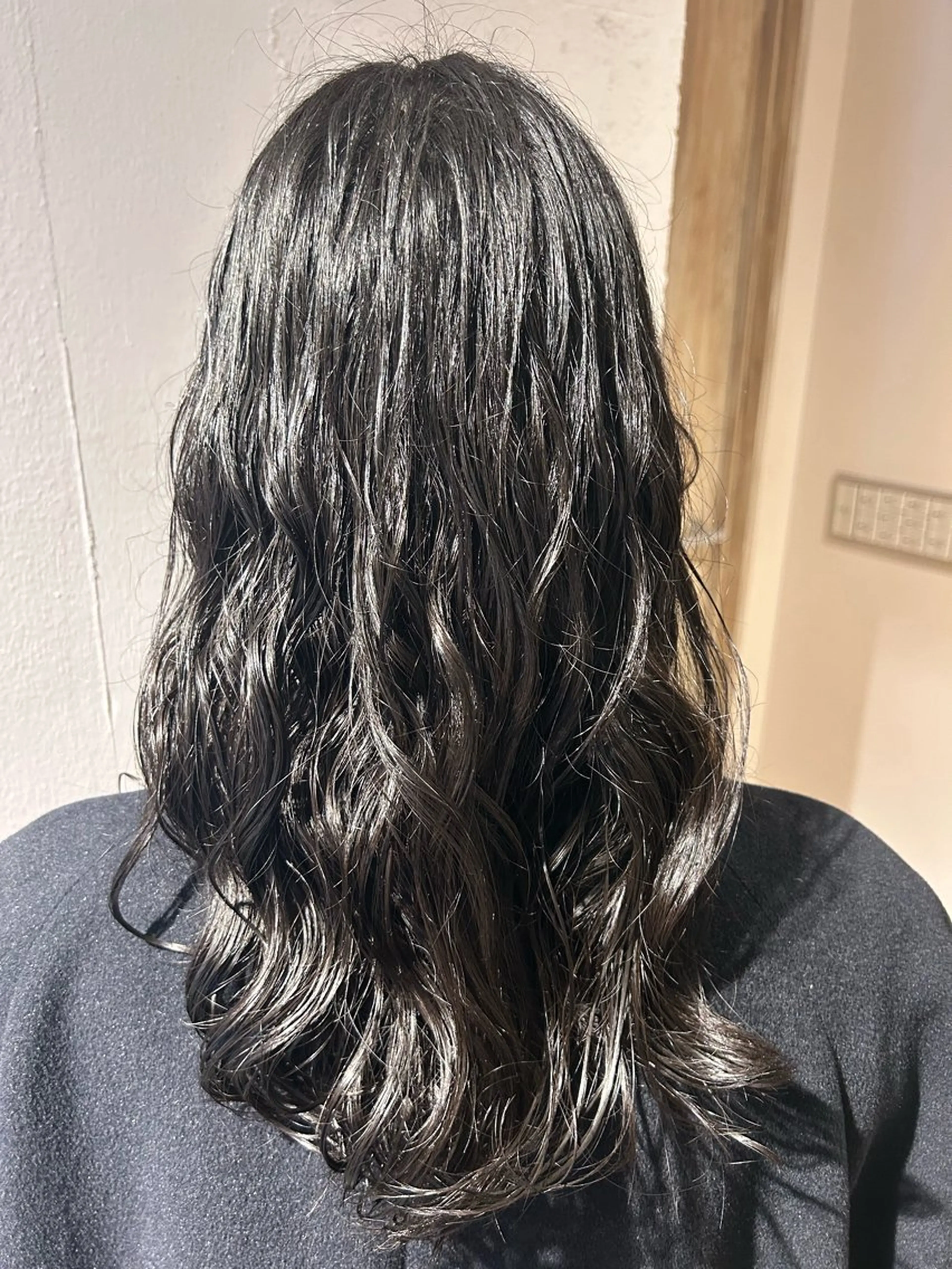 ロング パーマ アレンジ/艶髪/ 艶カラー/koumeのヘアスタイル