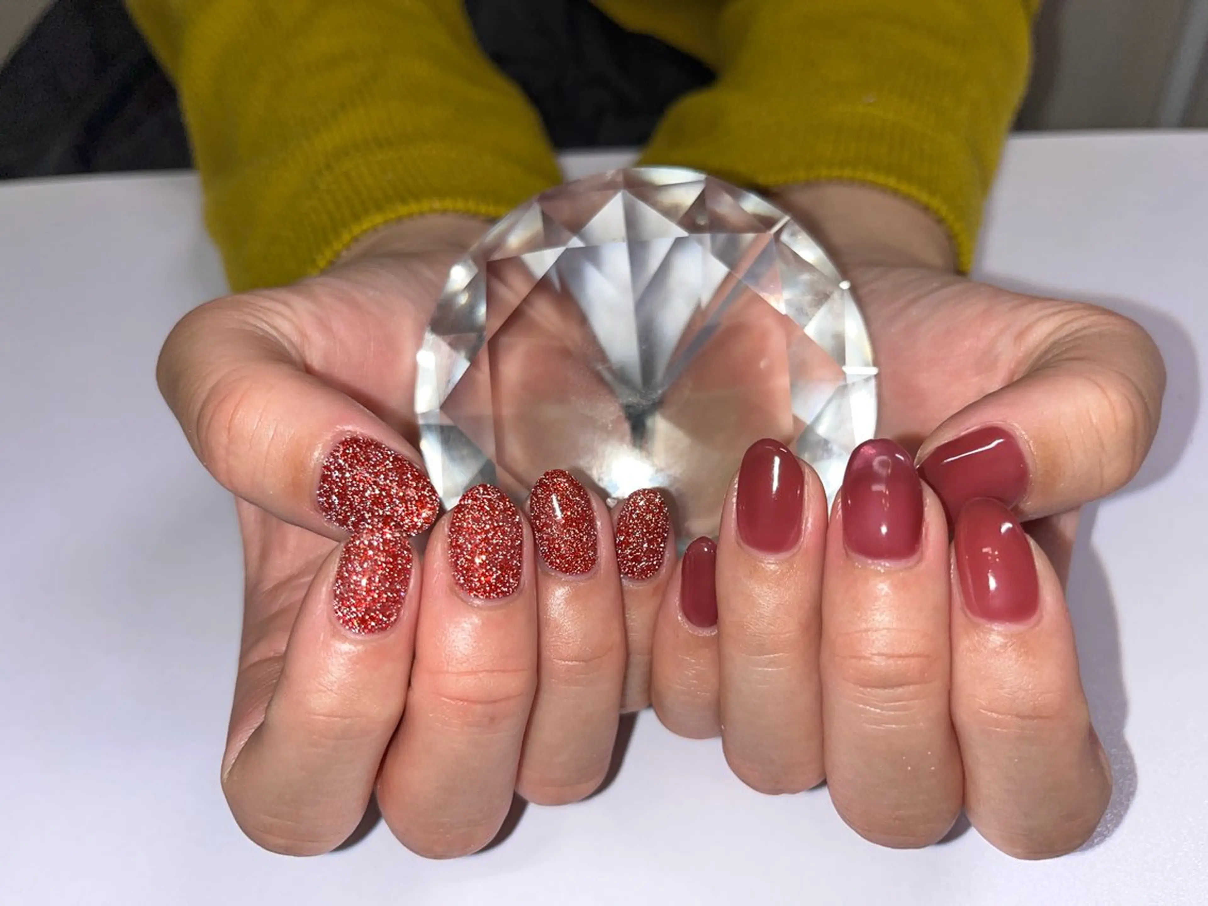 ネイル マグネットネイル ニュアンスネイル ワンカラーネイル シンプルネイル 夏ネイル プライベートサロン N's Nailのネイルデザイン