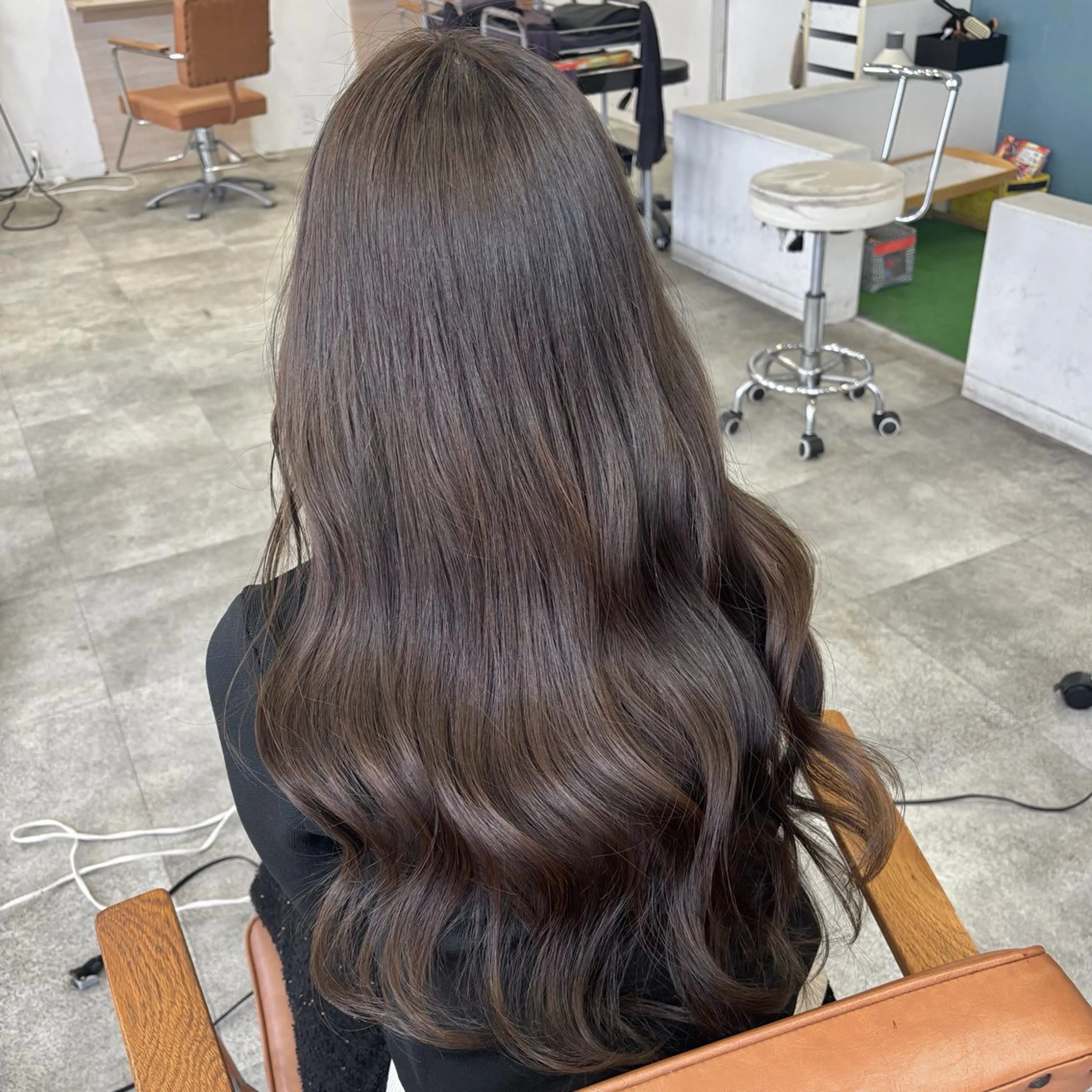 ロング カラー ヘアカラー トリートメント うる艶カラー/ レイヤー/アスカのヘアスタイル