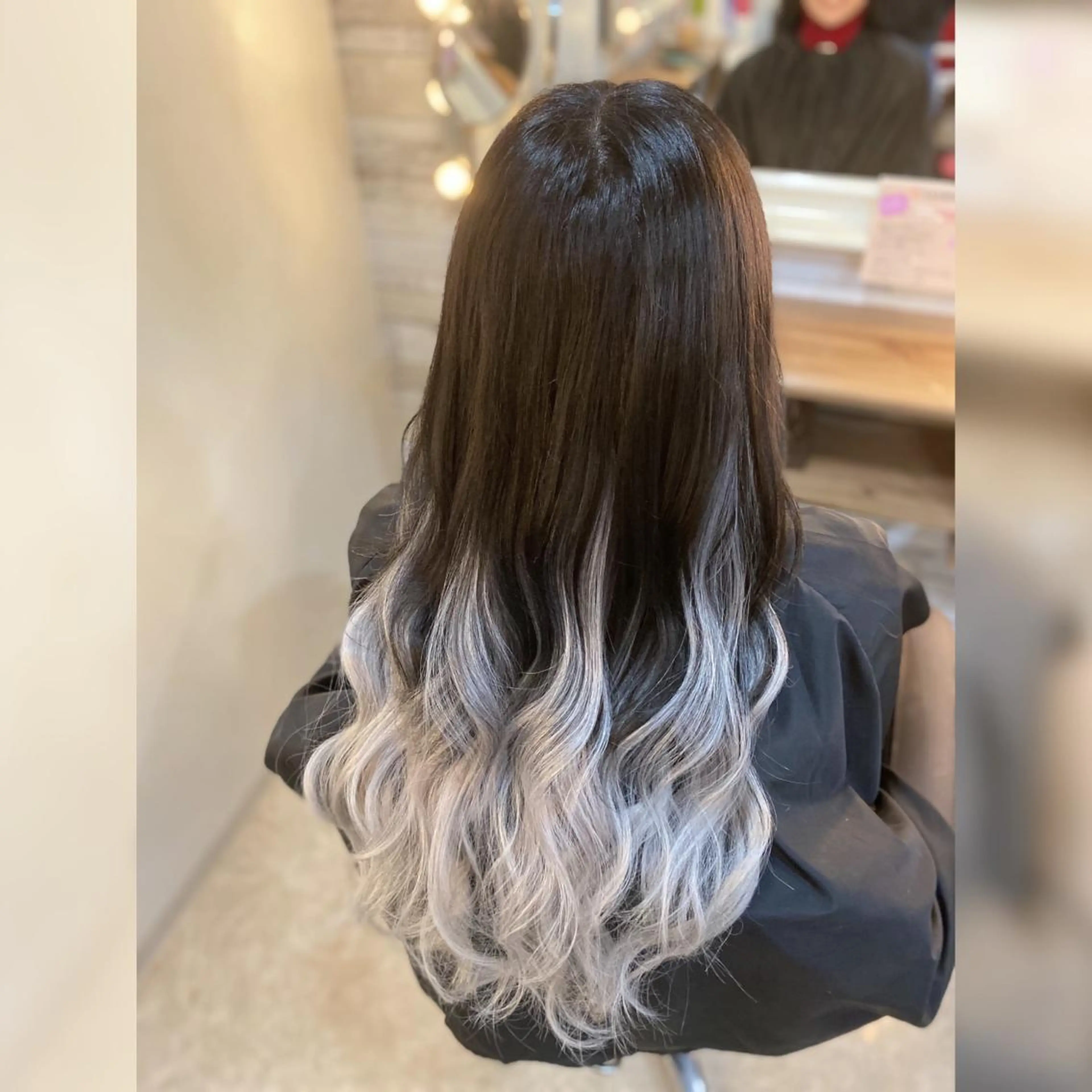 ミディアムの方【モデルシール50枚】ナチュラル仕上がり★の写真