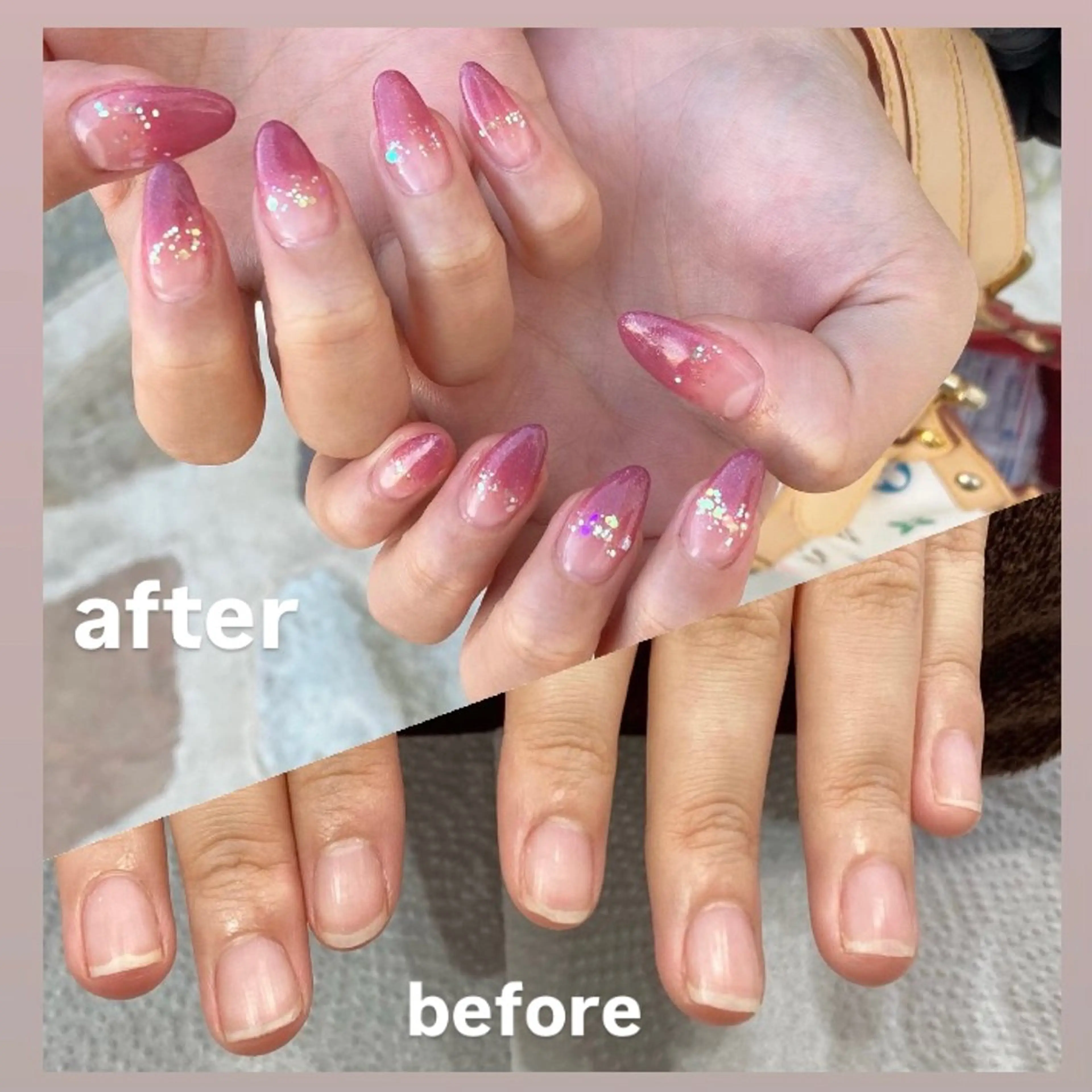 オフなし《人気★長さだし》ジェル長さ出し10本💅🏻の写真