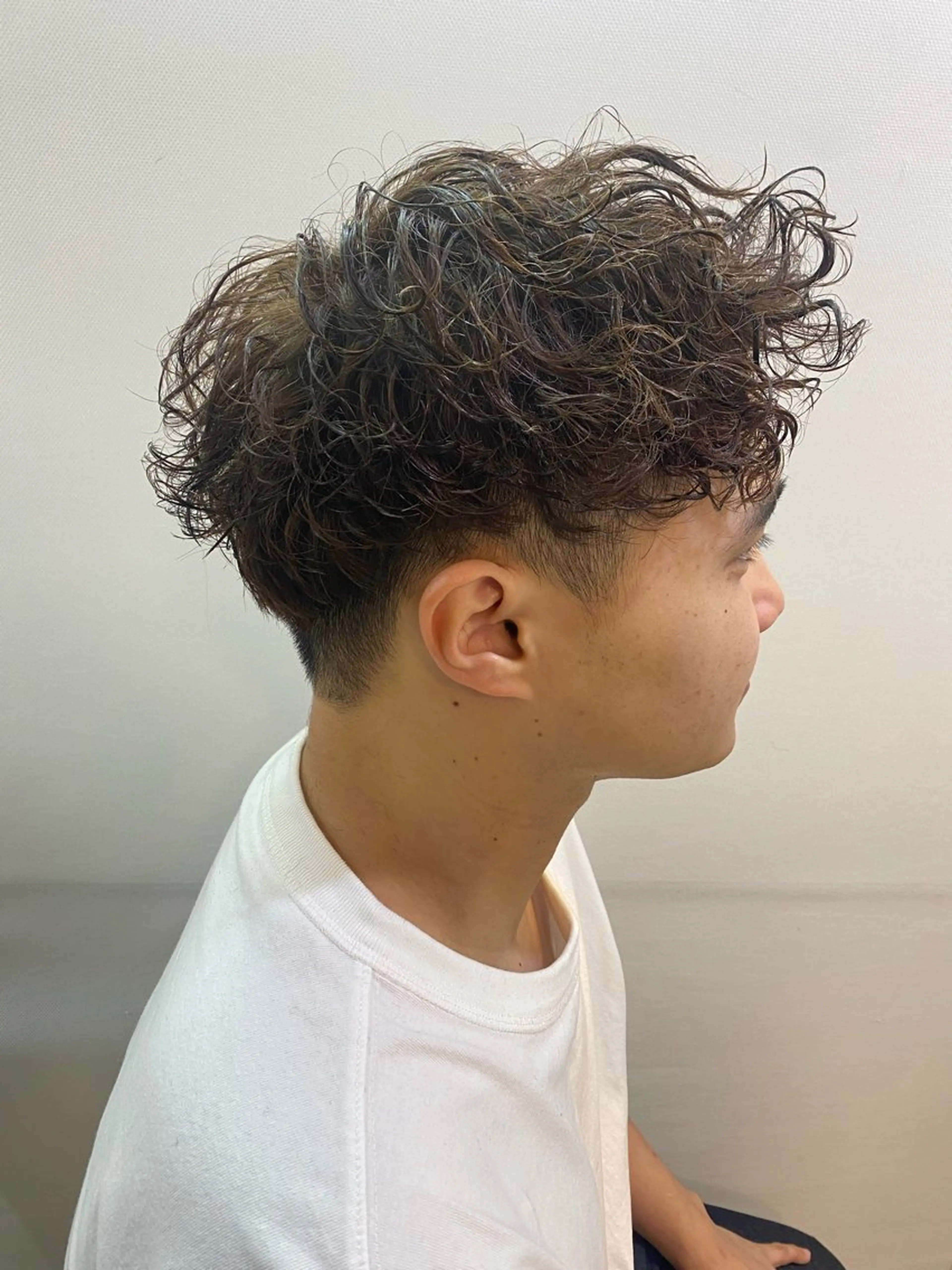パーマ メンズ カット パーマ 柴田 将のヘアスタイル