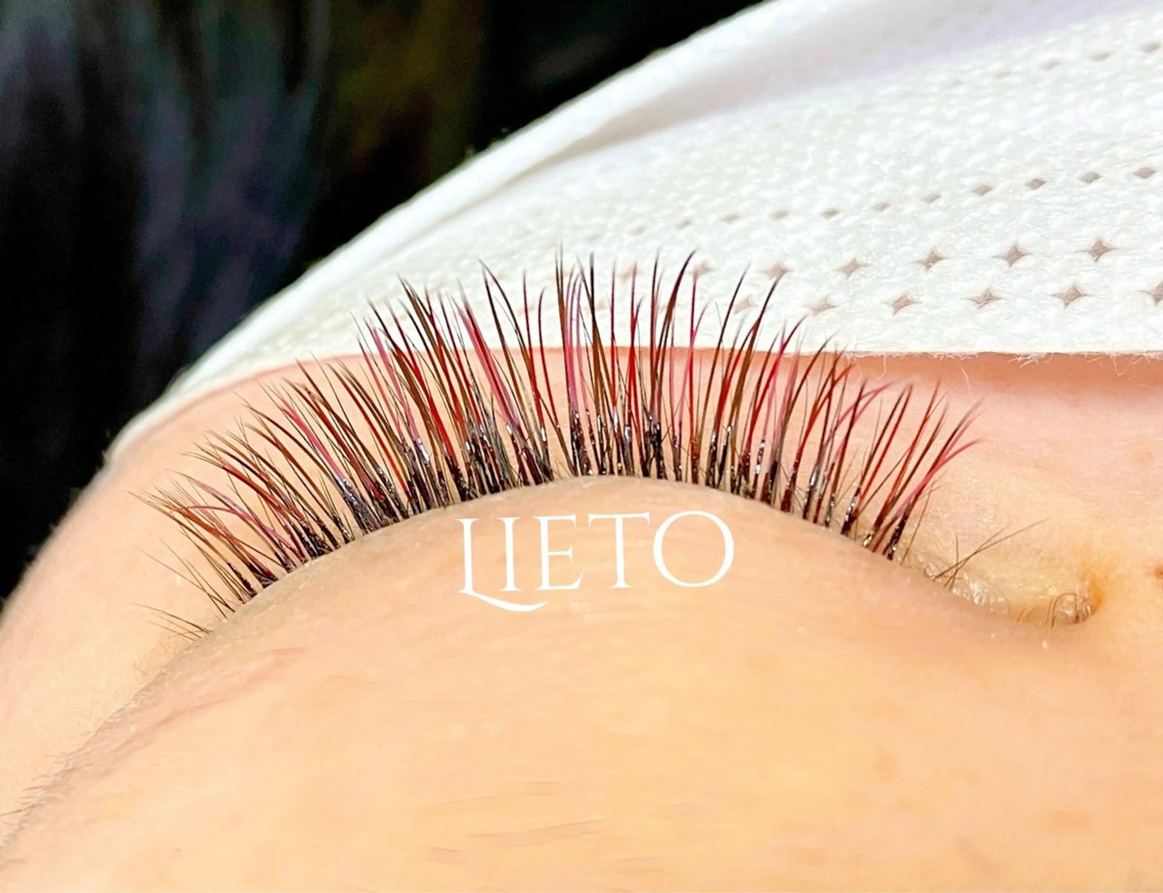 キッズ マツエク・マツパ カラーマツエク マツエク ヘア&カフェ ♡リエットのマツエク・マツパデザイン