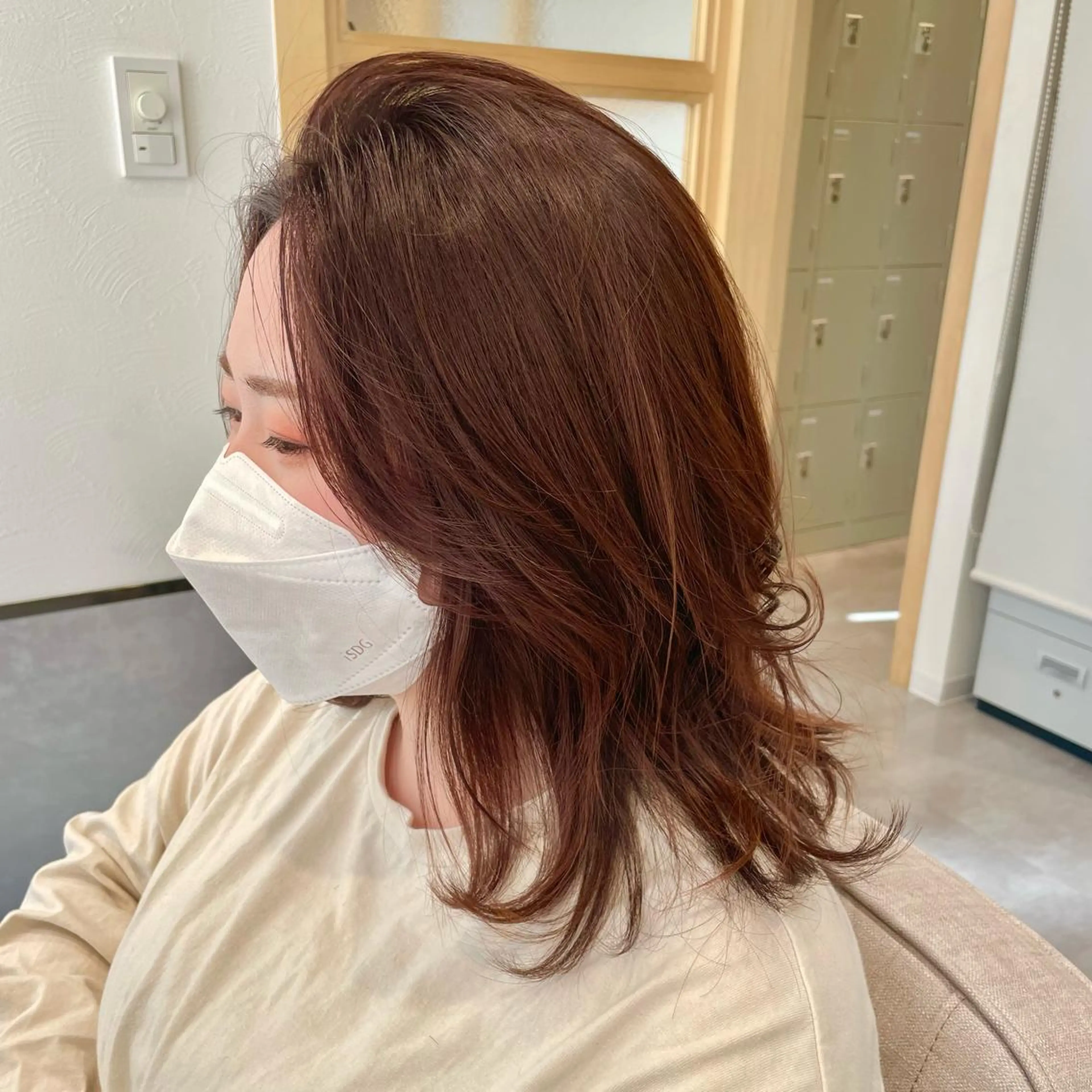 ミディアム カラー 札幌 ヘアアレンジ 🍎 タナカセリナのヘアスタイル