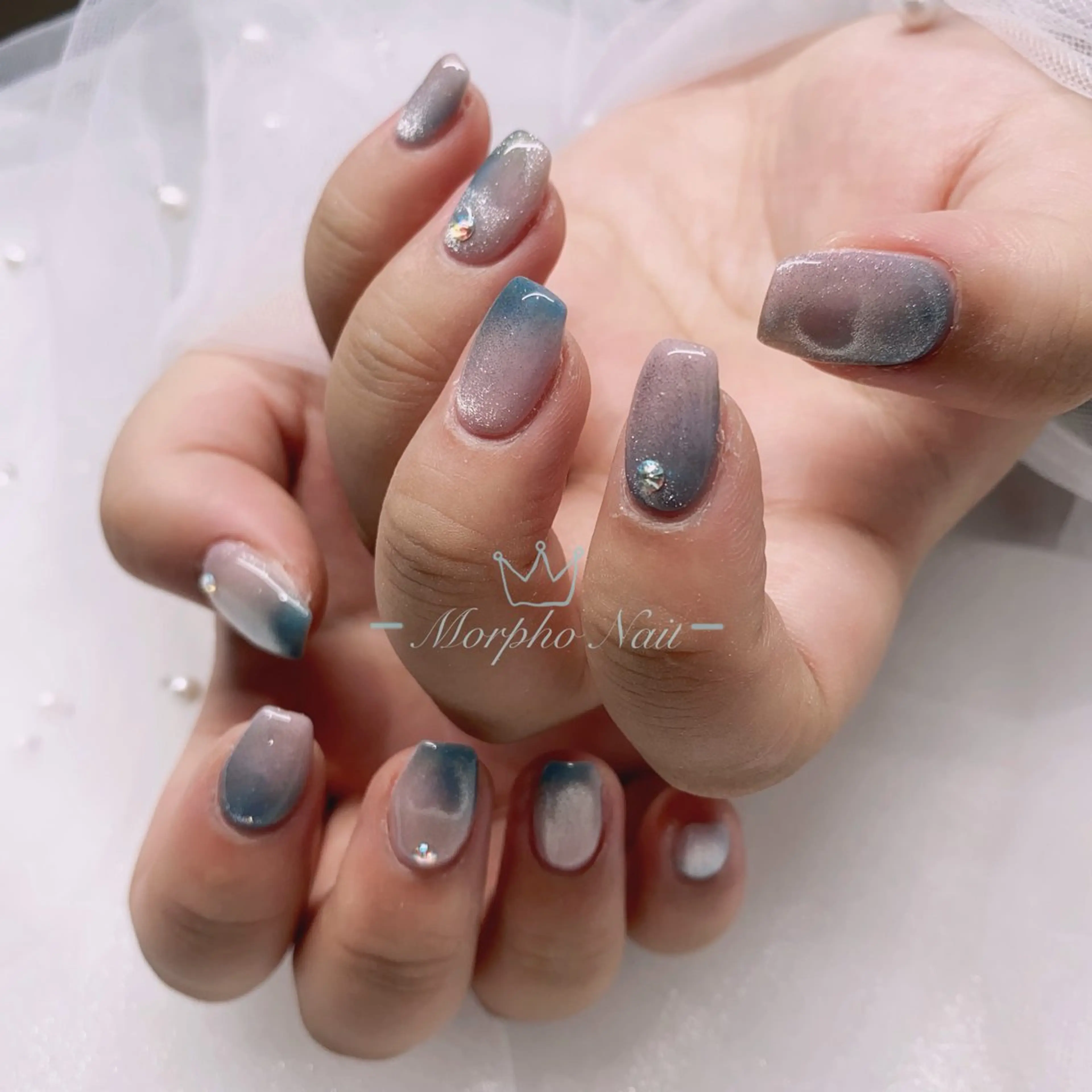 ネイル ハンドネイル Morpho nailのネイルデザイン