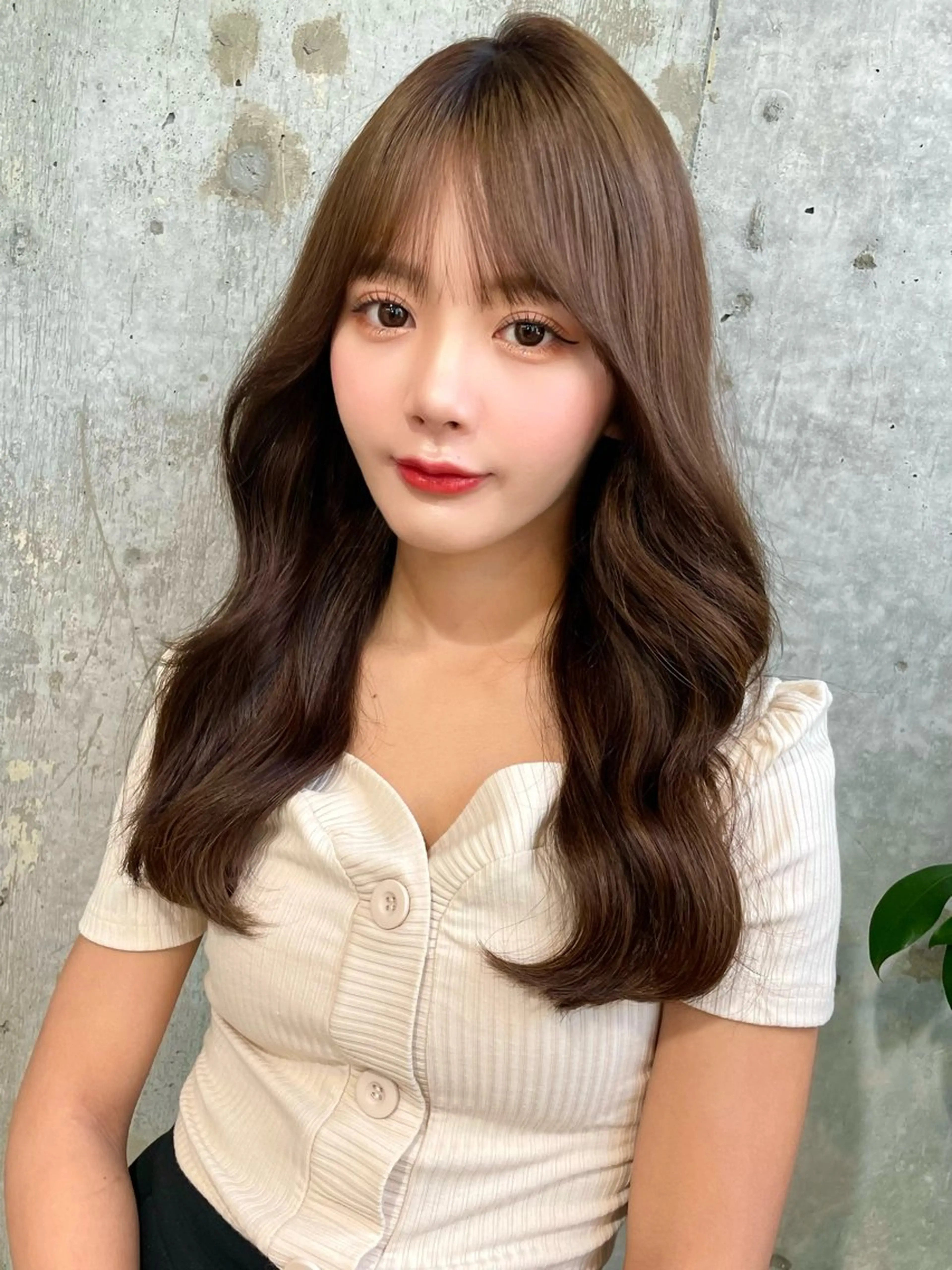 ロング カラー ベージュカラー ブリーチ 透明感カラー ダブルカラー グレージュ カット ヘアカラー トリートメント 韓国ヘア🤍顔周り/ 髪質改善✨/林遼一郎のヘアスタイル