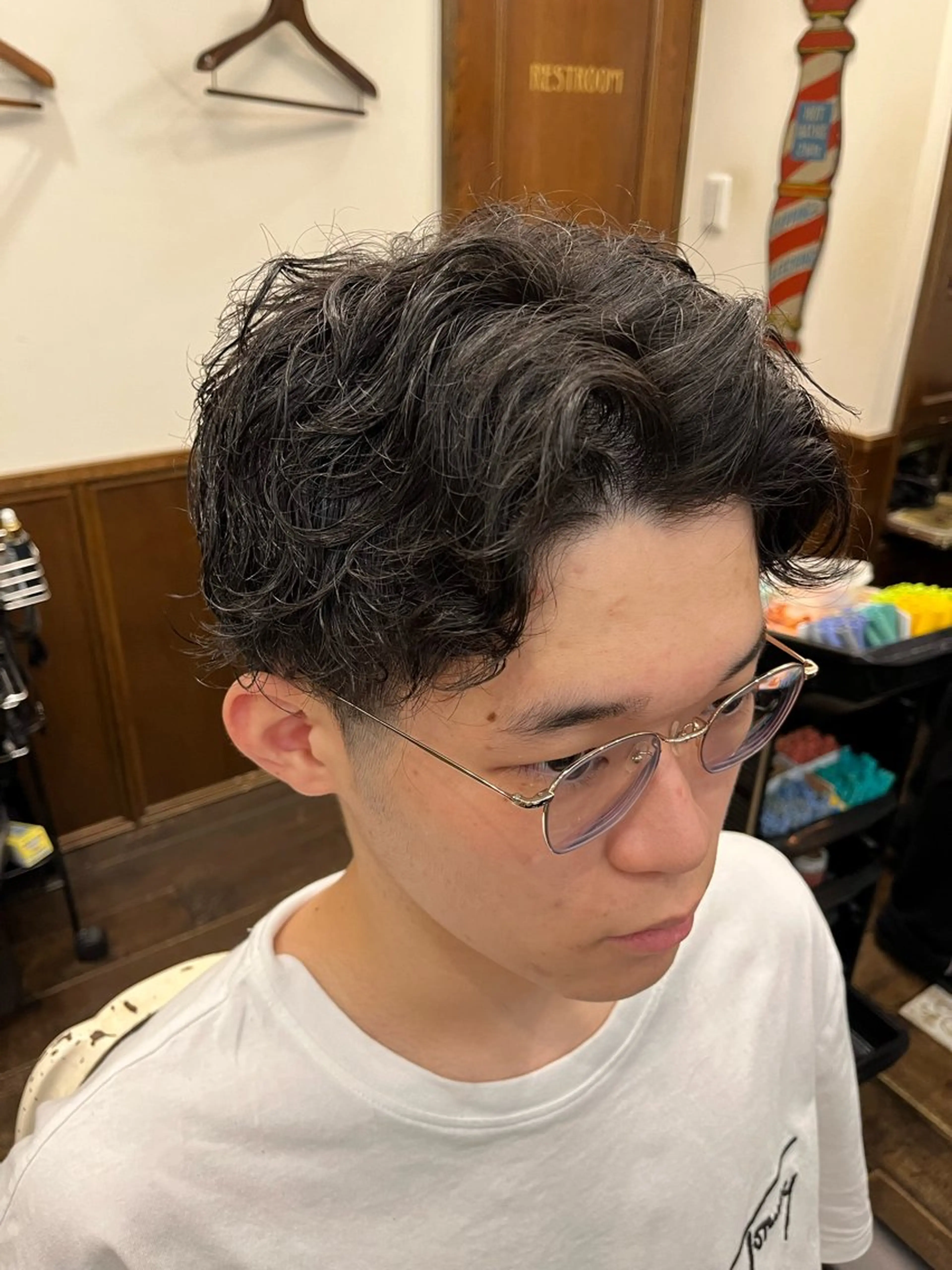 ミディアム 山村 翔馬のヘアスタイル