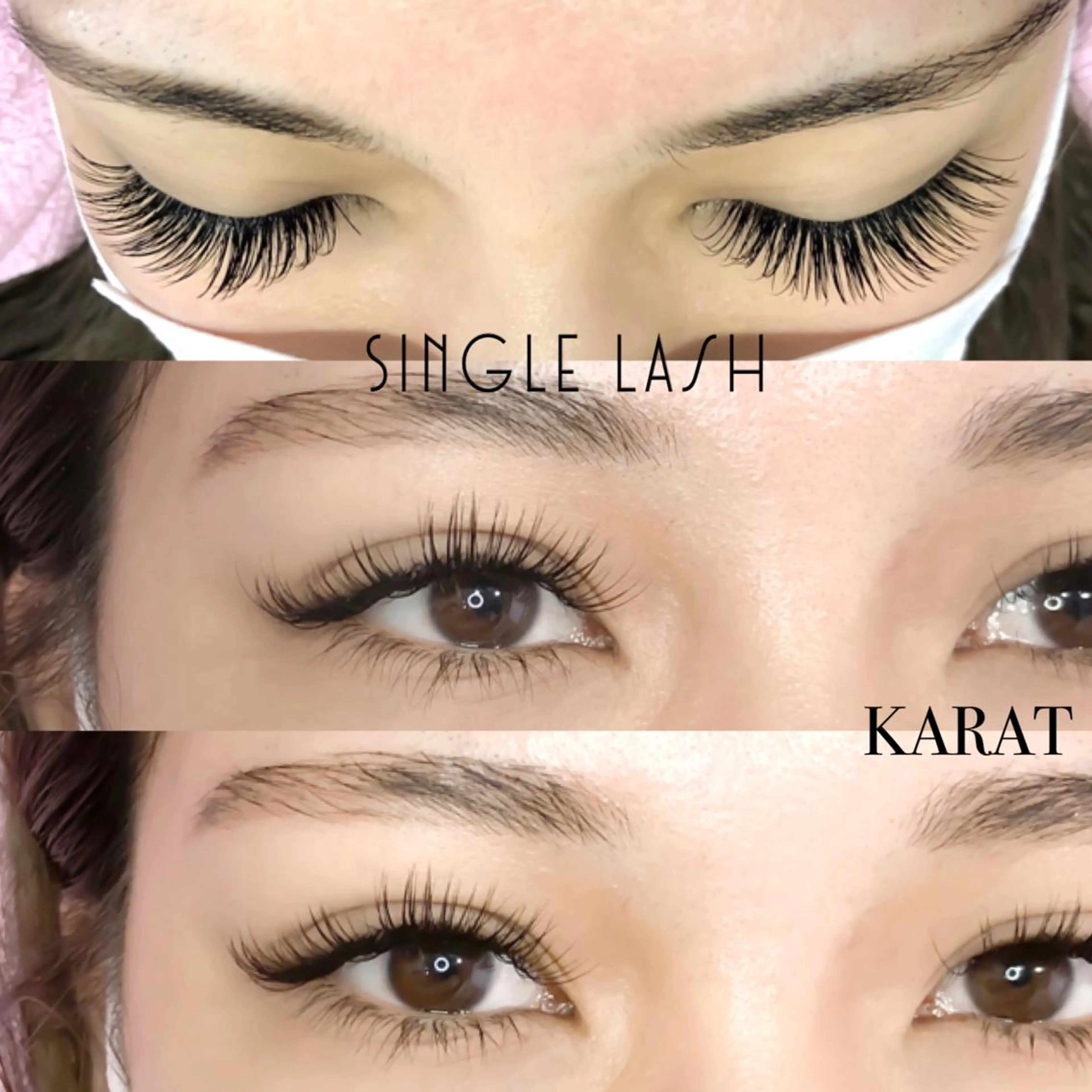 マツエク・マツパ ★KAEDE★伊勢崎 【KARAT】のマツエク・マツパデザイン