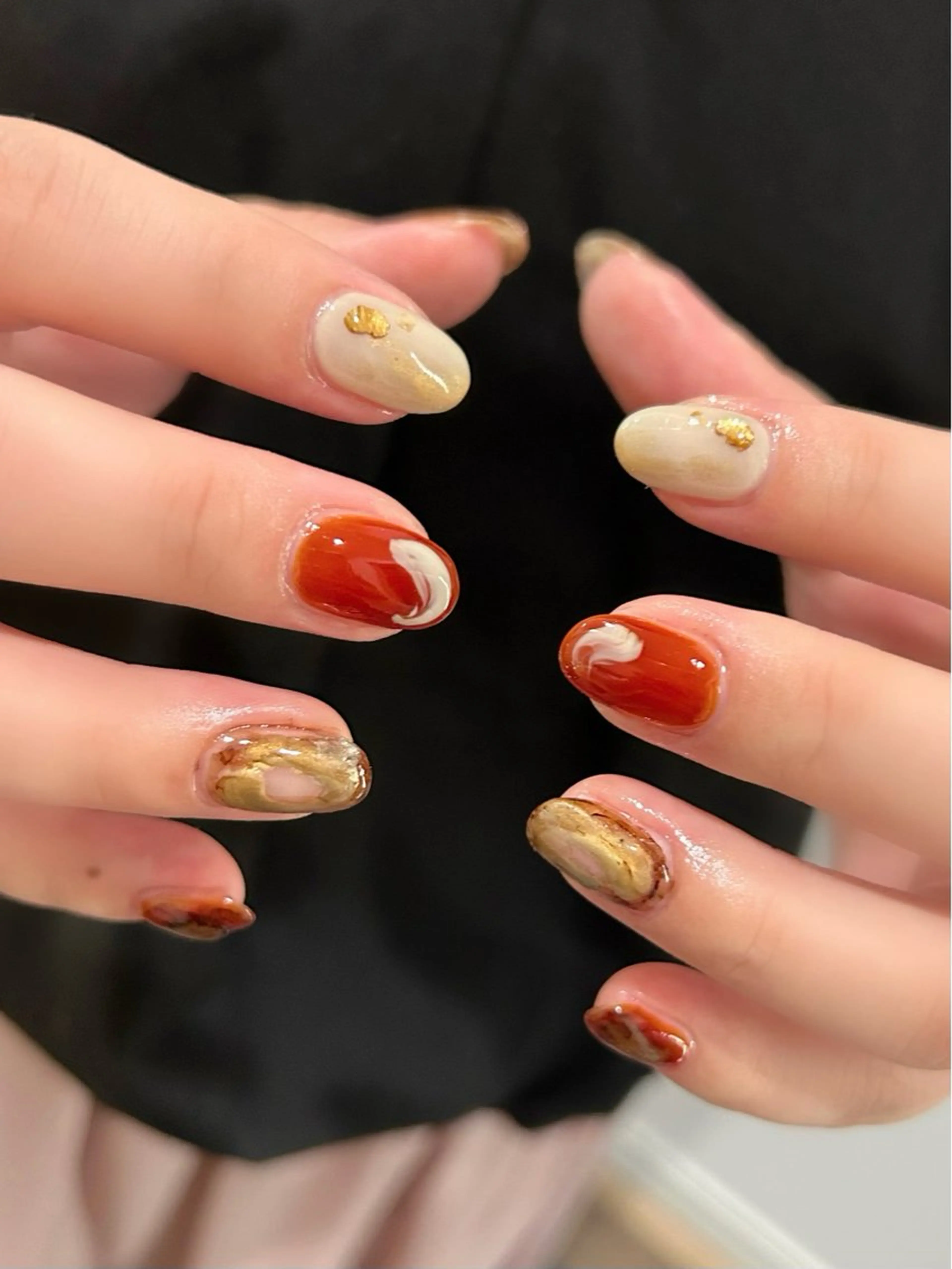 ネイル ニュアンスネイル ハンドネイル hali’a nailのネイルデザイン