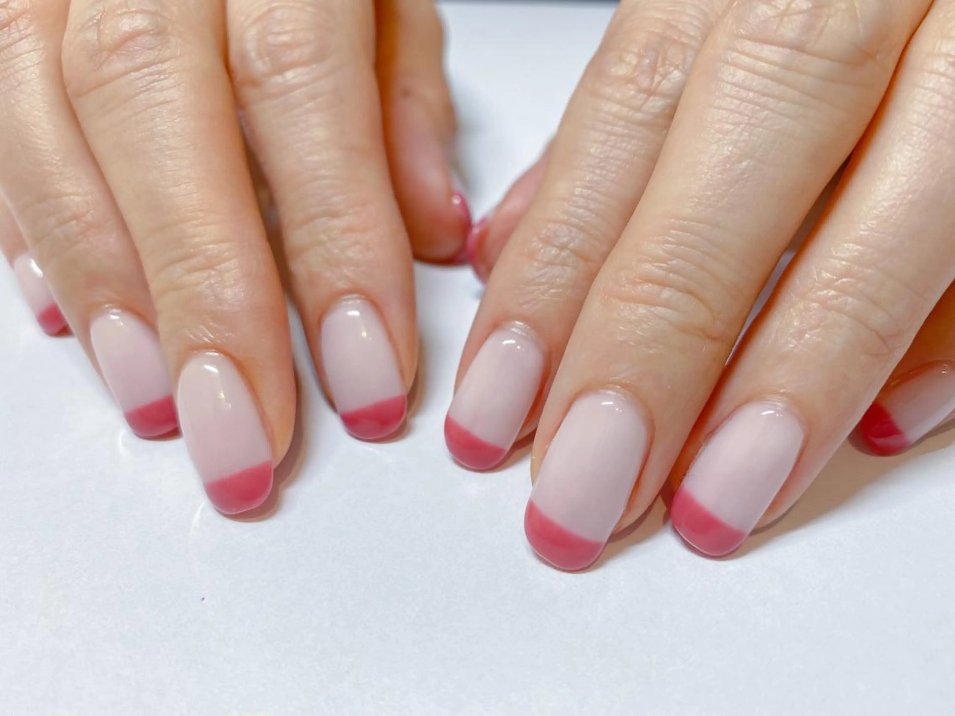 ネイル フレンチネイル ハンドネイル 表参道colore店 REICAのネイルデザイン