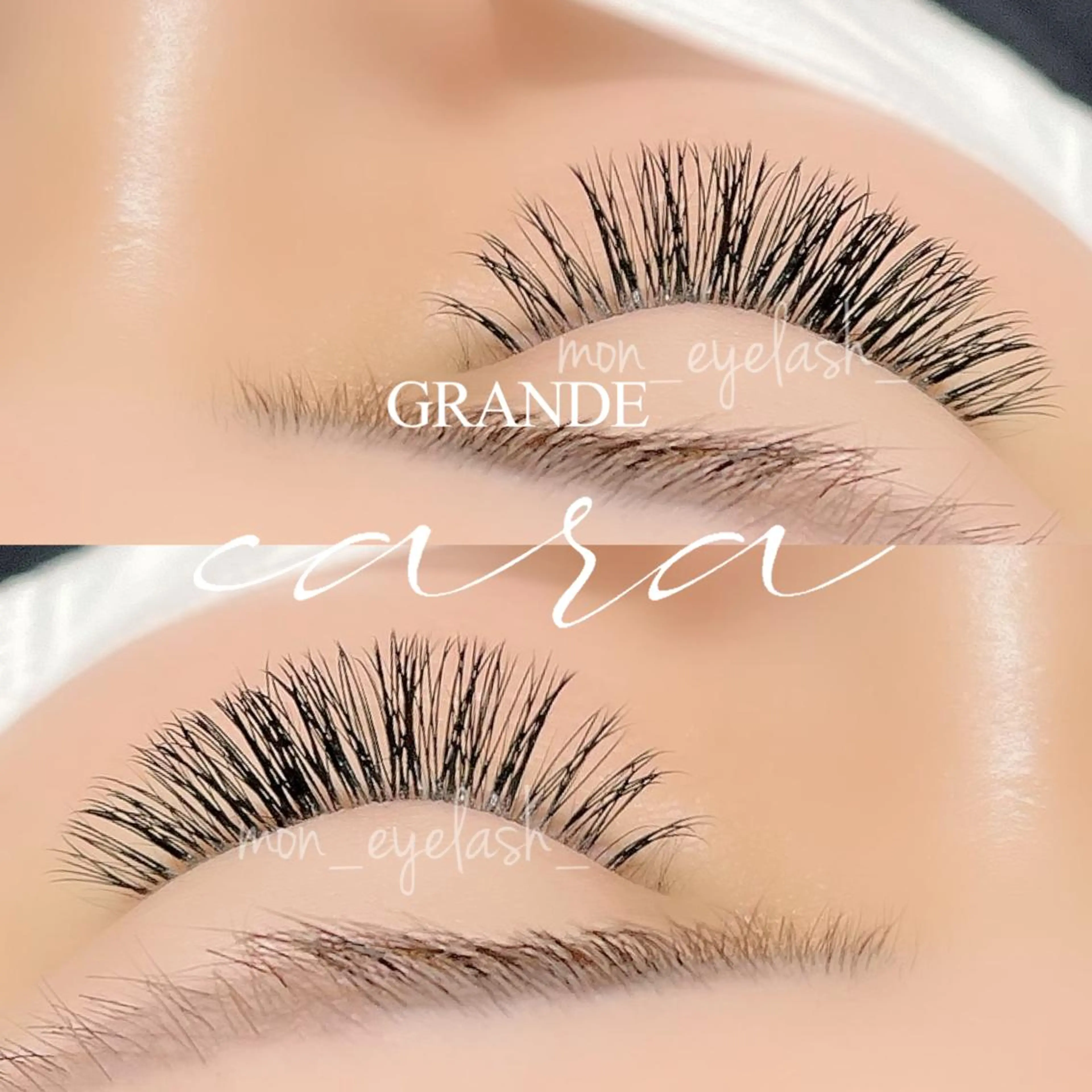 マツエク・マツパ アイブロウ バインドロック マツエク GRANDEcara 栄　Miki🍀のマツエク・マツパデザイン