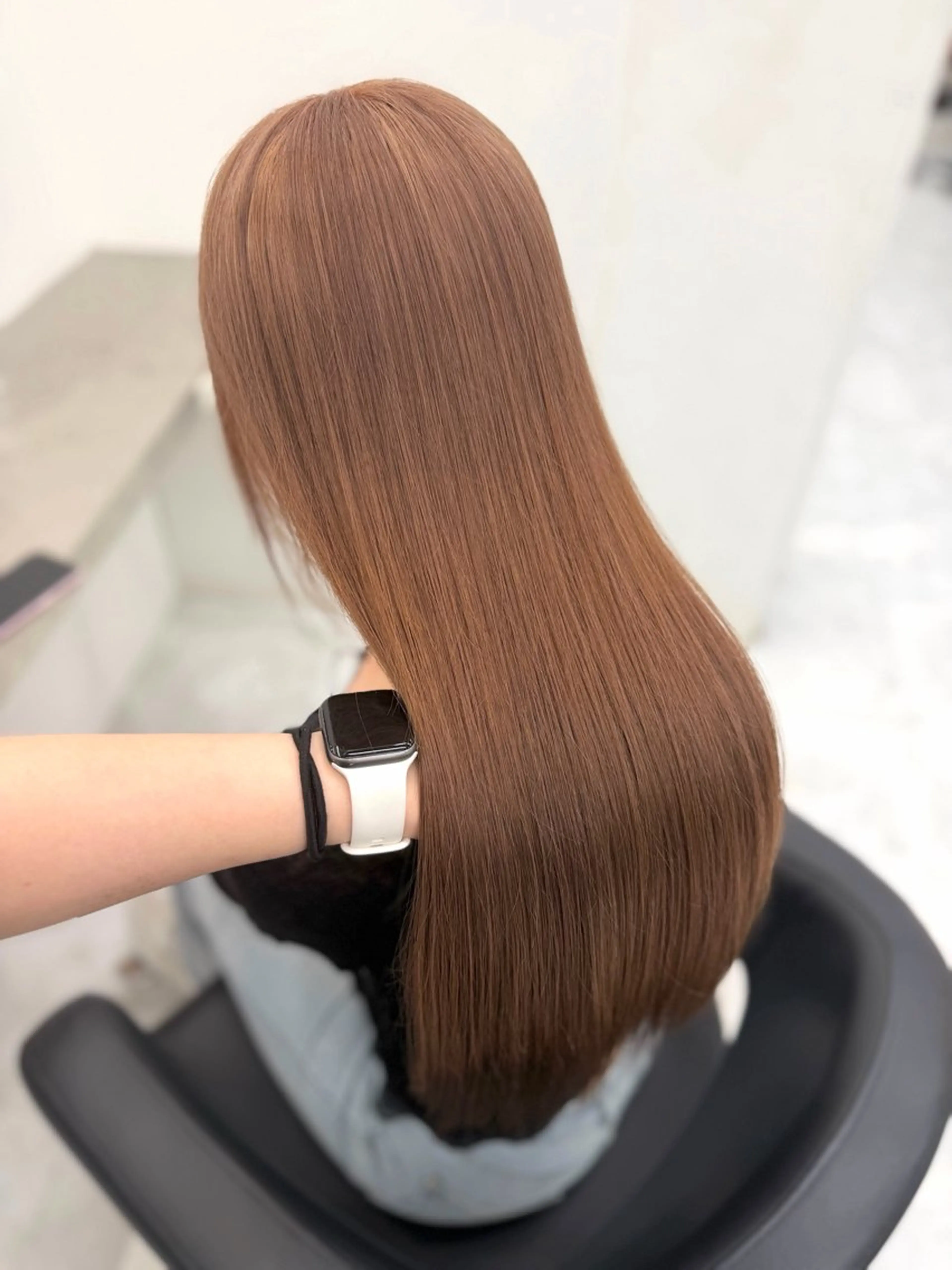 カラー ヘアカラー トリートメント 透明感ベージュ🎀 Anju/渋谷🎀のヘアスタイル