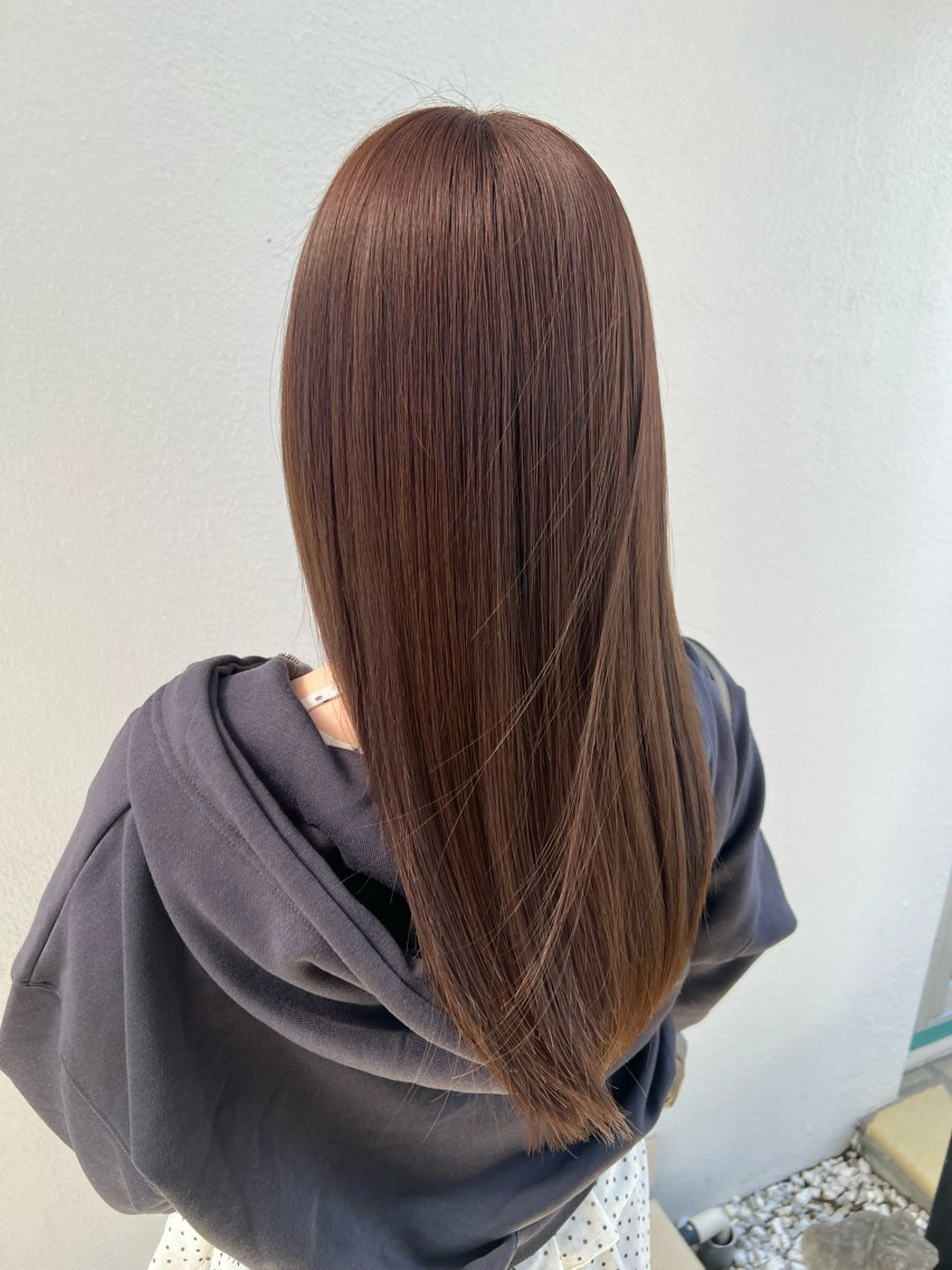 ロング カラー ヘアカラー 渡邊晴日/ ヘアカラー/髪質改善のヘアスタイル