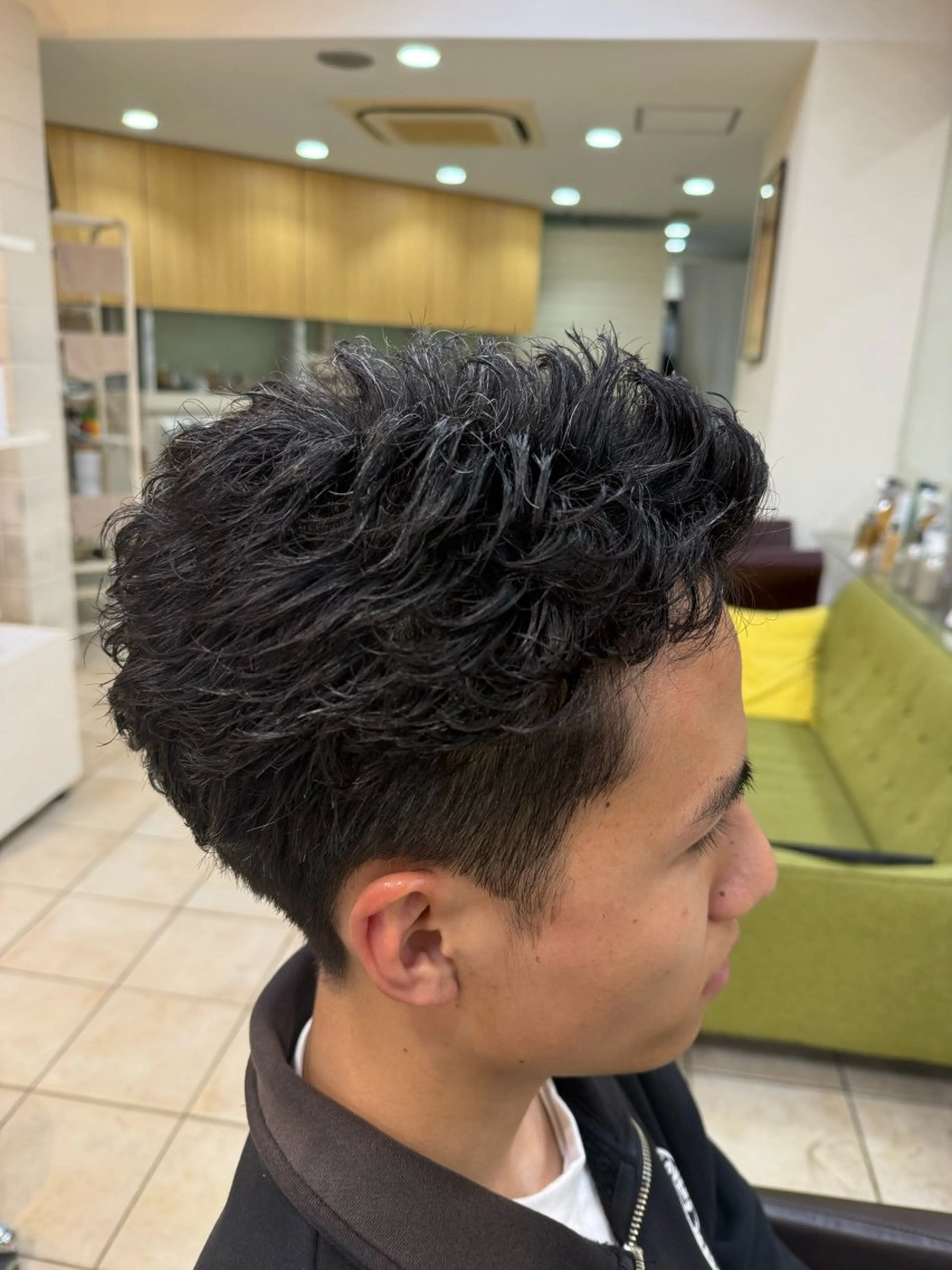 ショート パーマ メンズ ショートヘア カット パーマ Kouki .のヘアスタイル