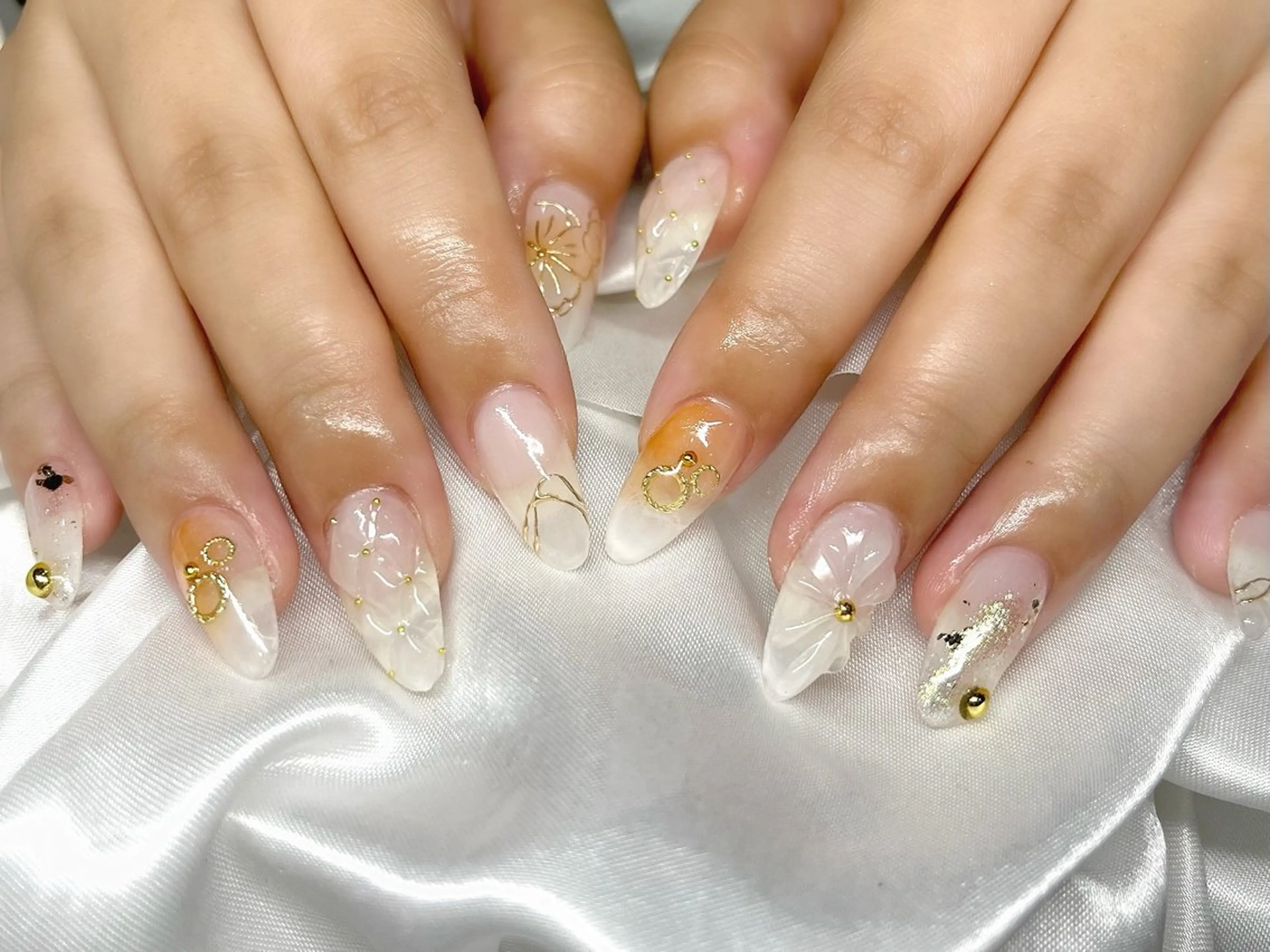 ネイル 成人式 ハンドネイル nailist kananのネイルデザイン