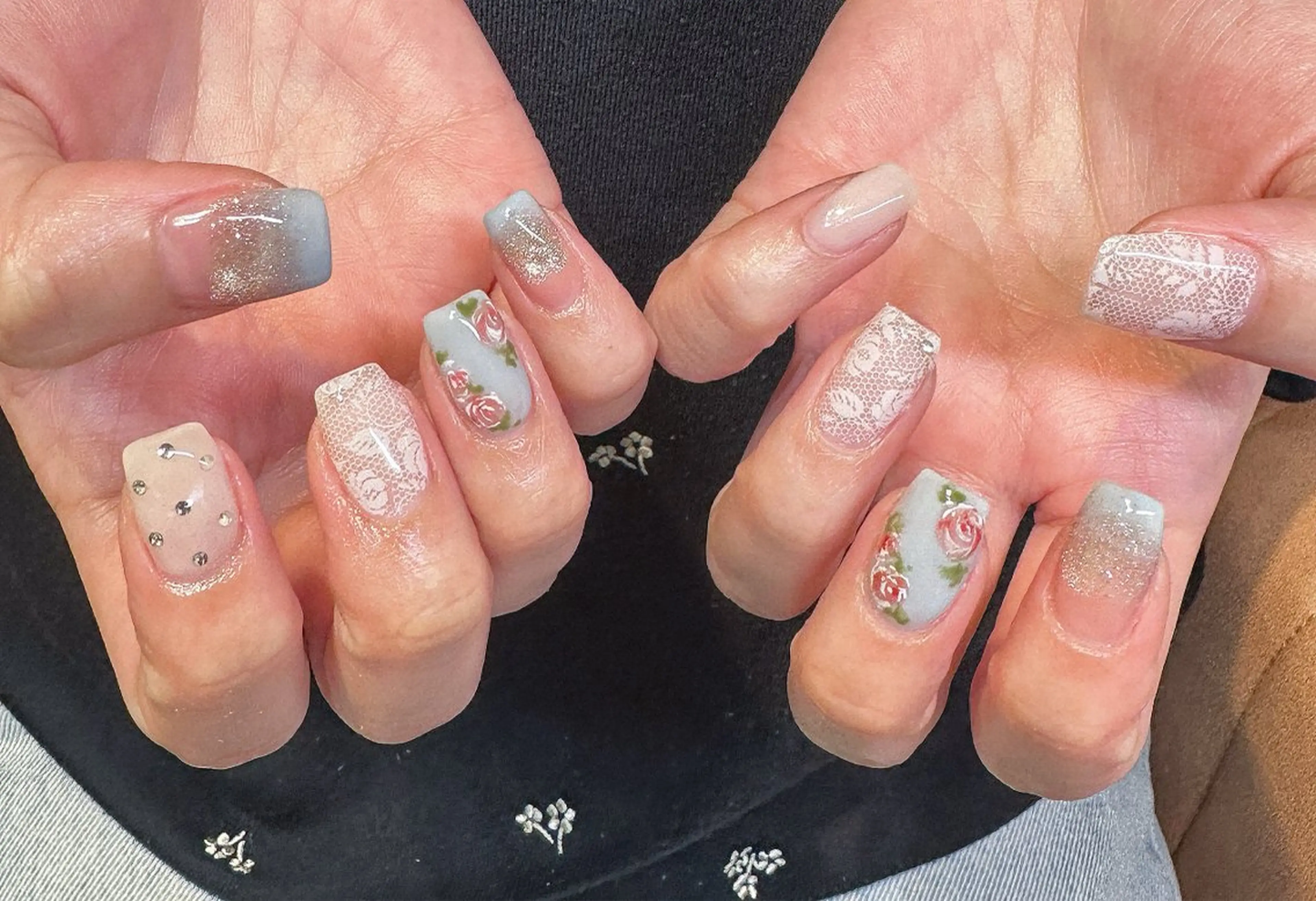 ネイル アートネイル 持ち込み Grace nail ケイのネイルデザイン