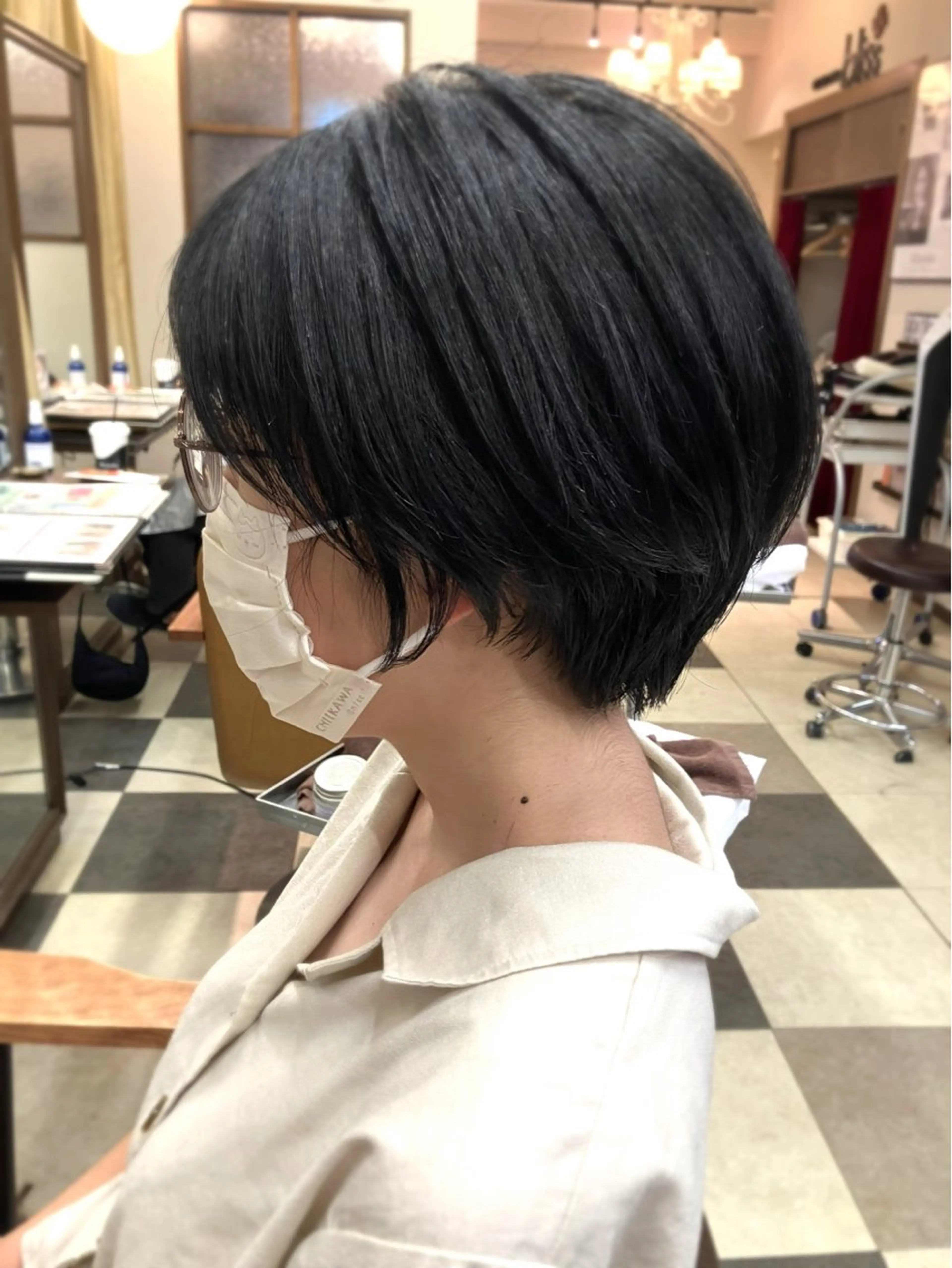 ショート ショートヘア 阿部 雲母のヘアスタイル