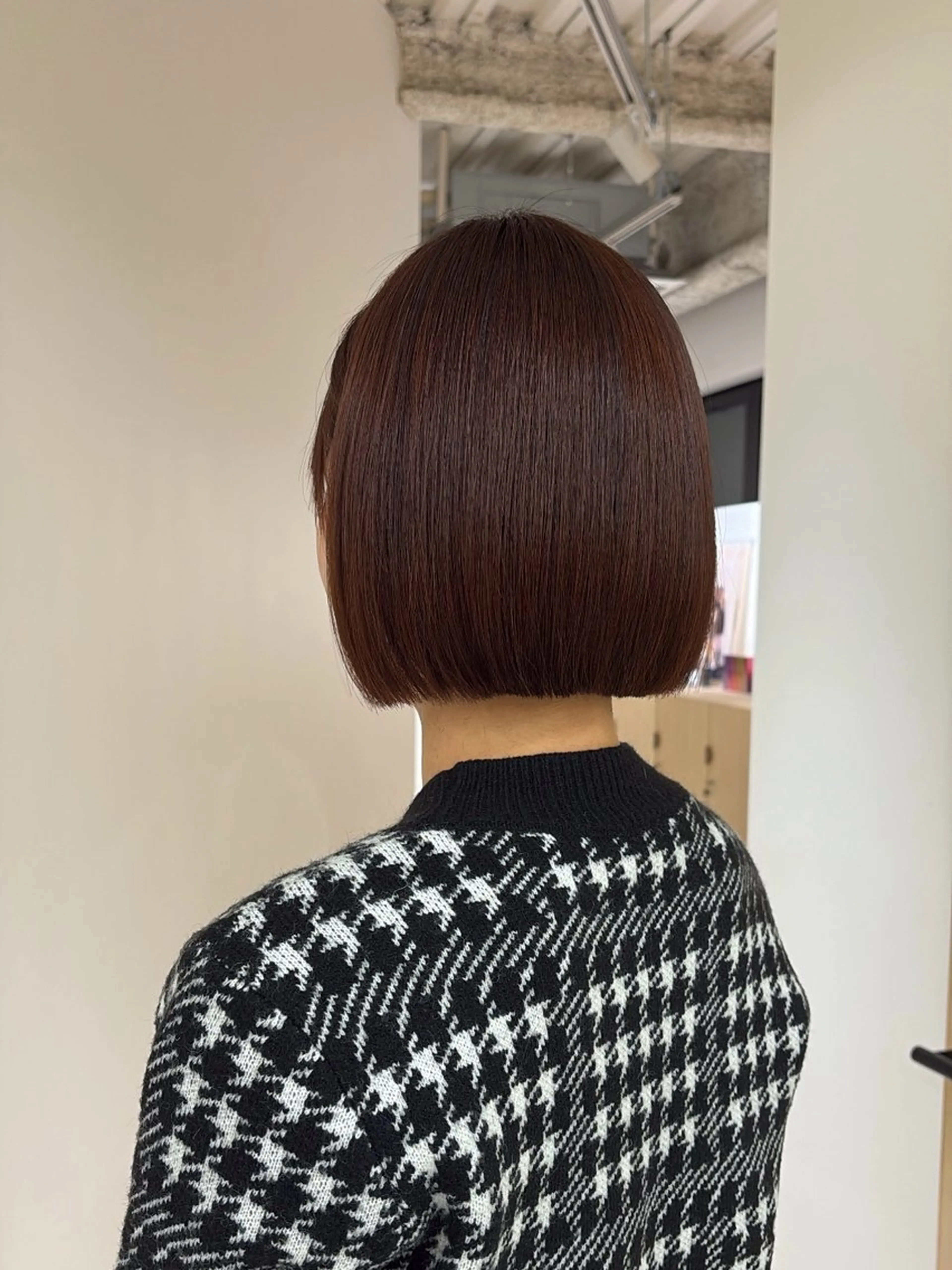 ミディアム 田中 樹奈のヘアスタイル